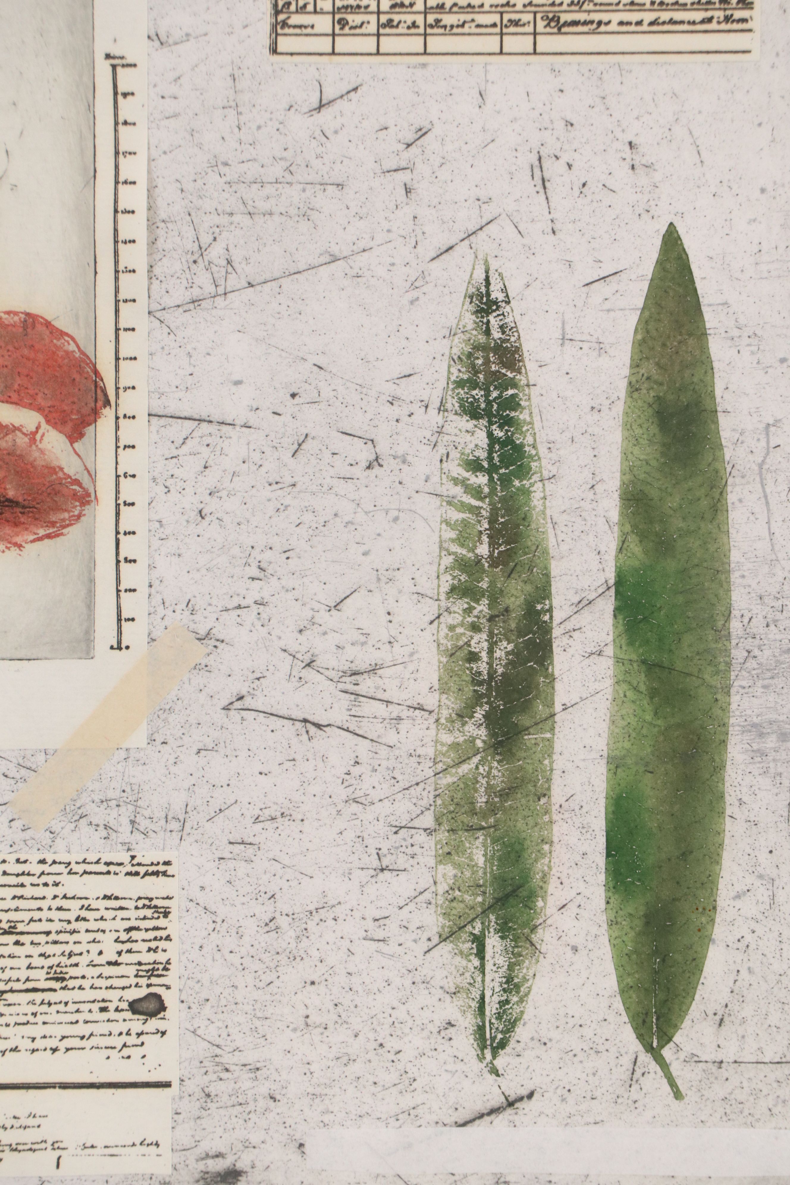 Michelle Smart Collage Print of Hibiscus, 1989