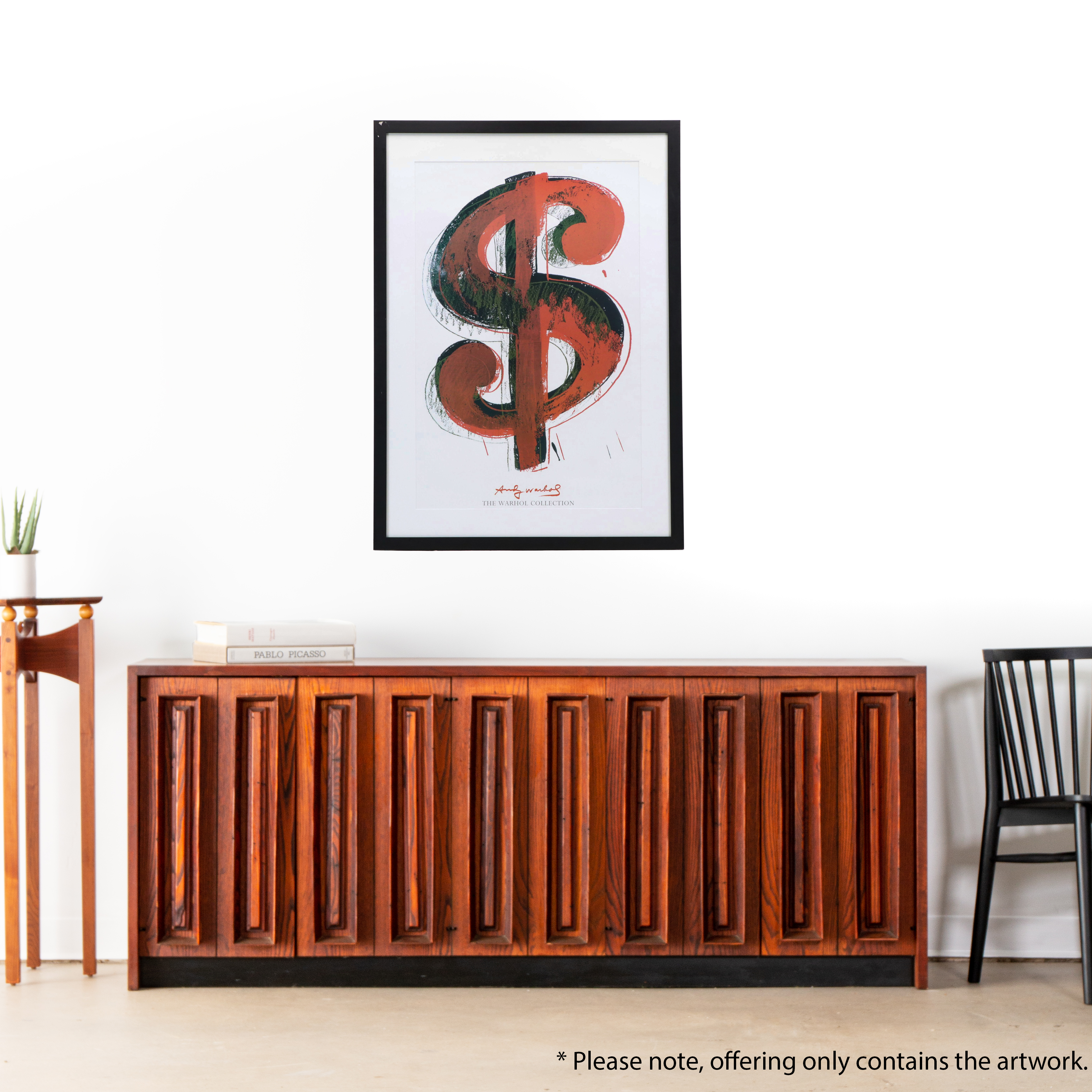 After Andy Warhol Offset Lithograph "Dollar Sign," Late 20th Century