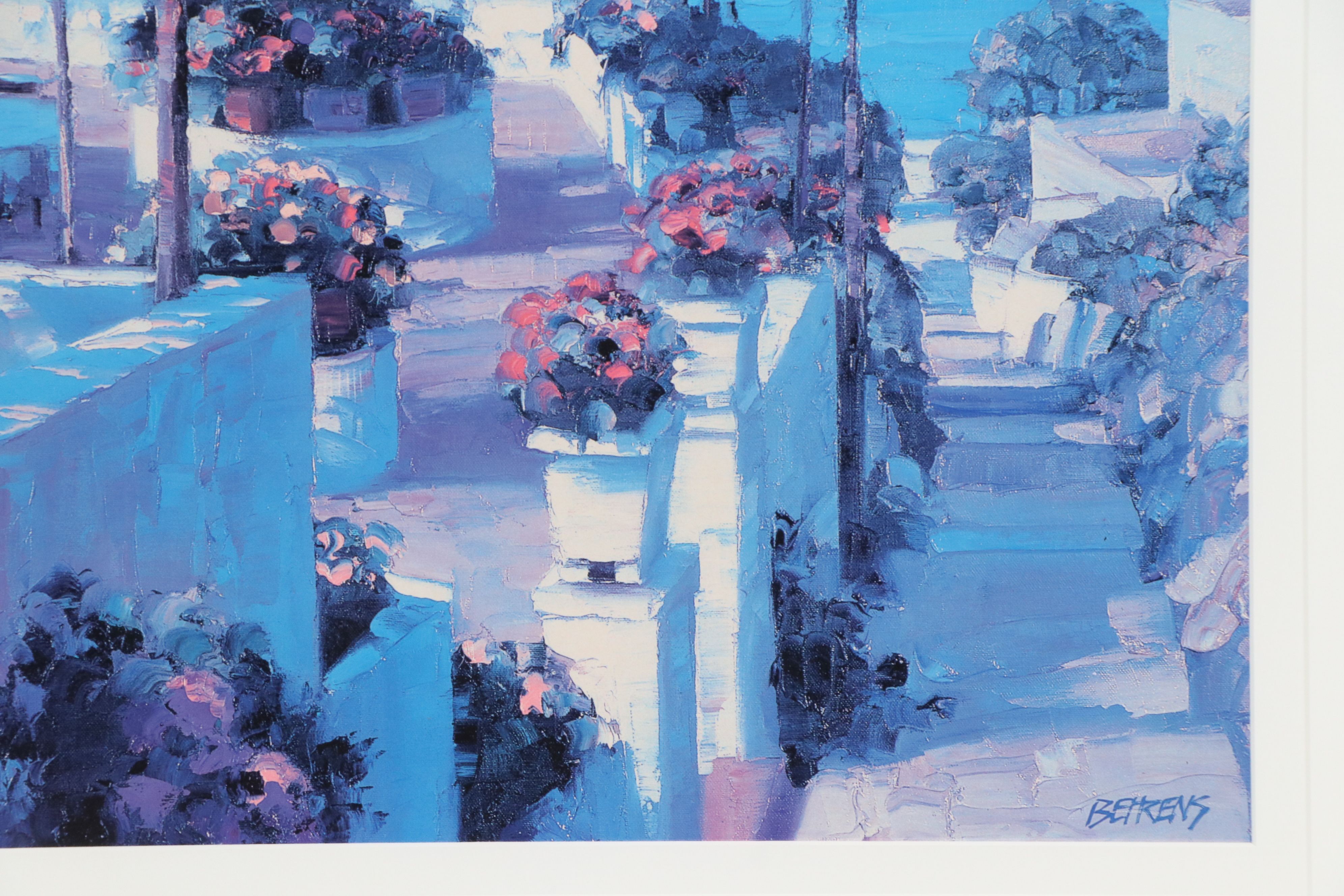 After Howard Behrens Digital Print "Patio with a View," Late 20th Century