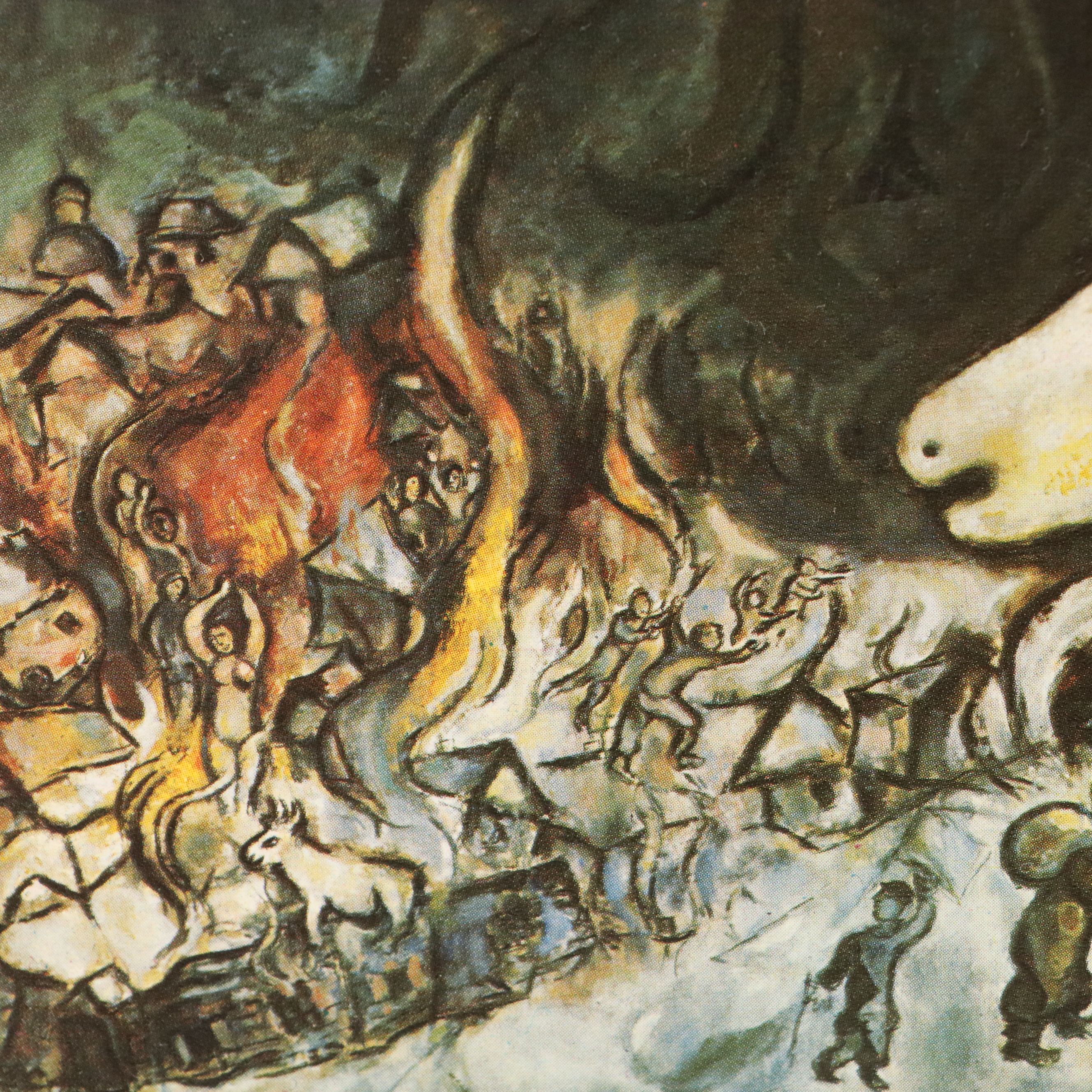 Maeght Éditeur After Marc Chagall Offset Lithograph Greeting Cards, 1967