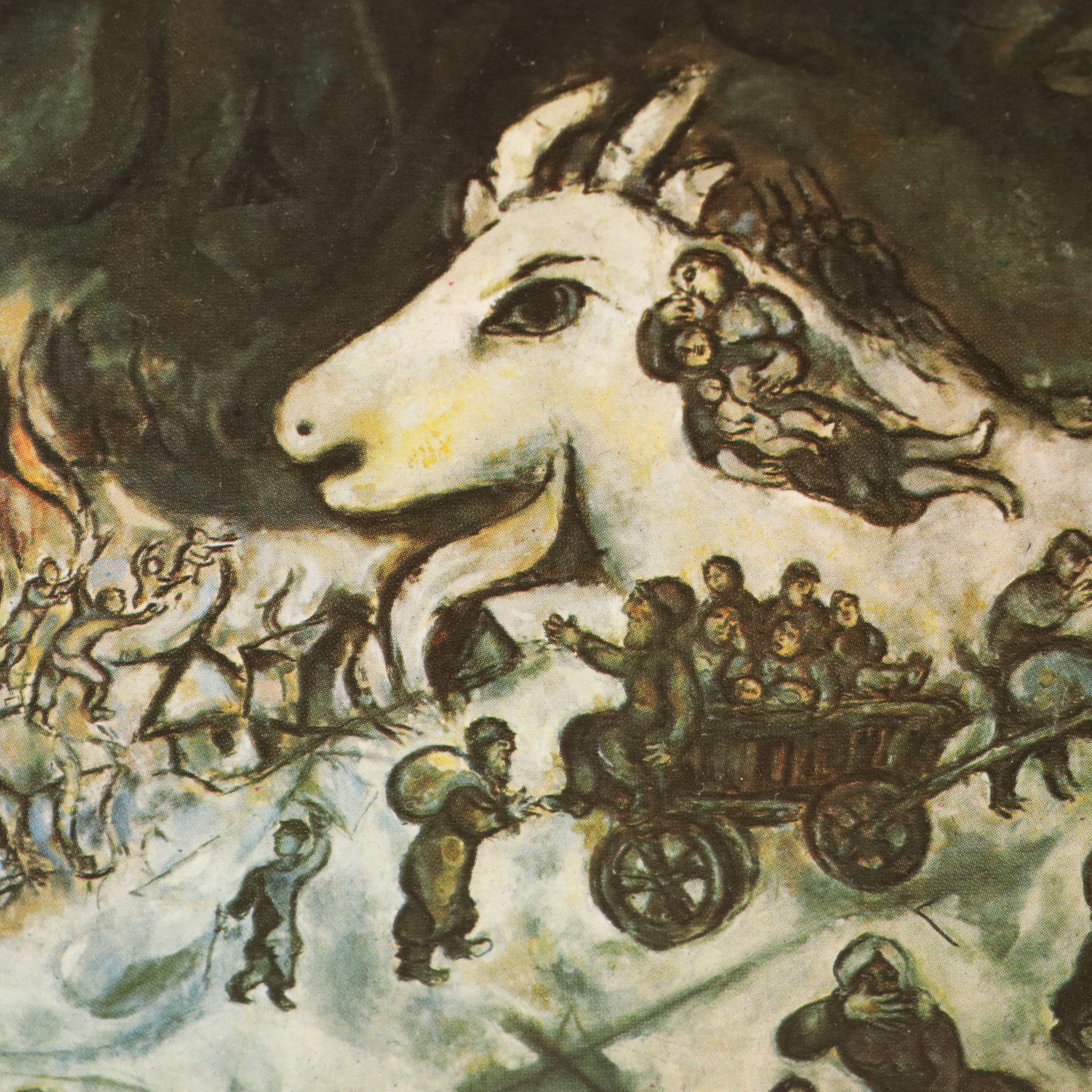 Maeght Éditeur After Marc Chagall Offset Lithograph Greeting Cards, 1967