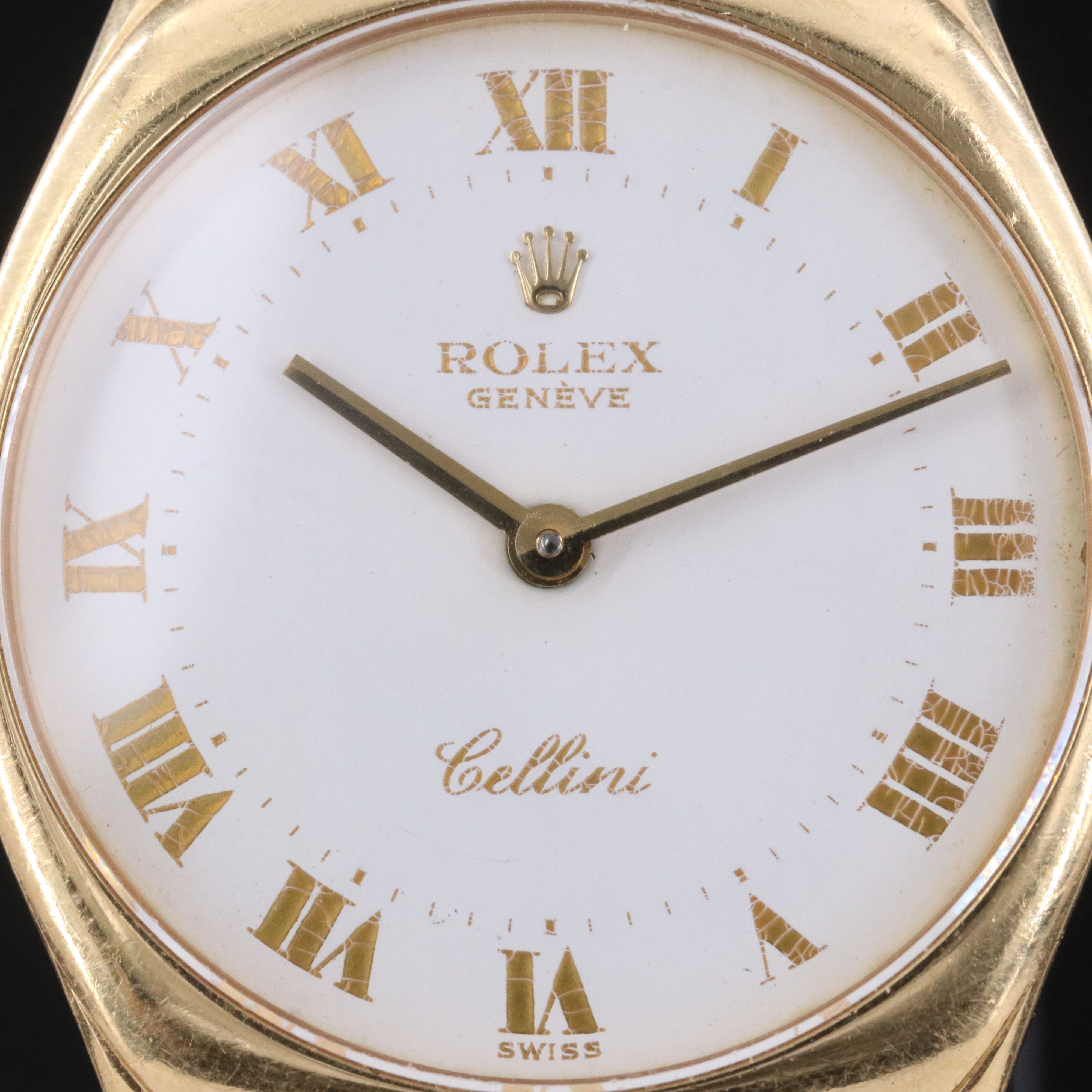 Rolex Cellini ref.4129 18K Vintage Watch c.1975