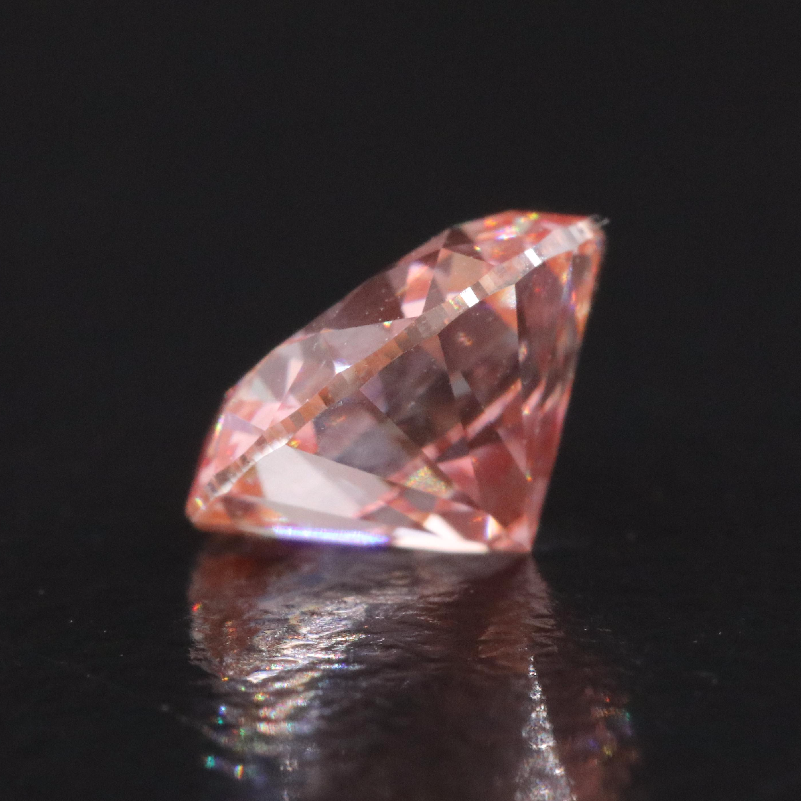 Loose 1.06 CT Lab Grown Fancy Pink Diamond with IGI Report