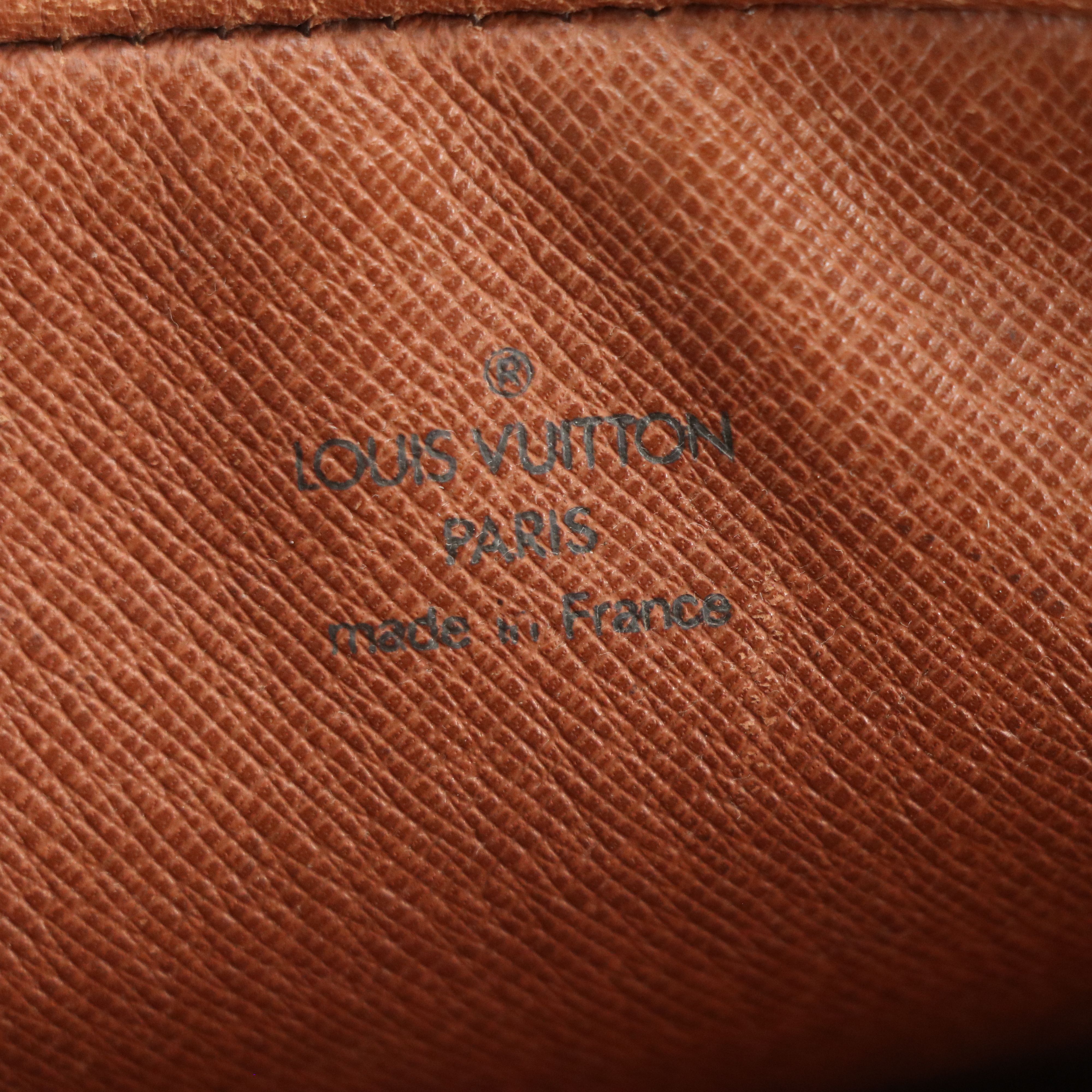 Louis Vuitton Marly Dragonne Wristlet Clutch in Monogram Canvas and Leather Trim