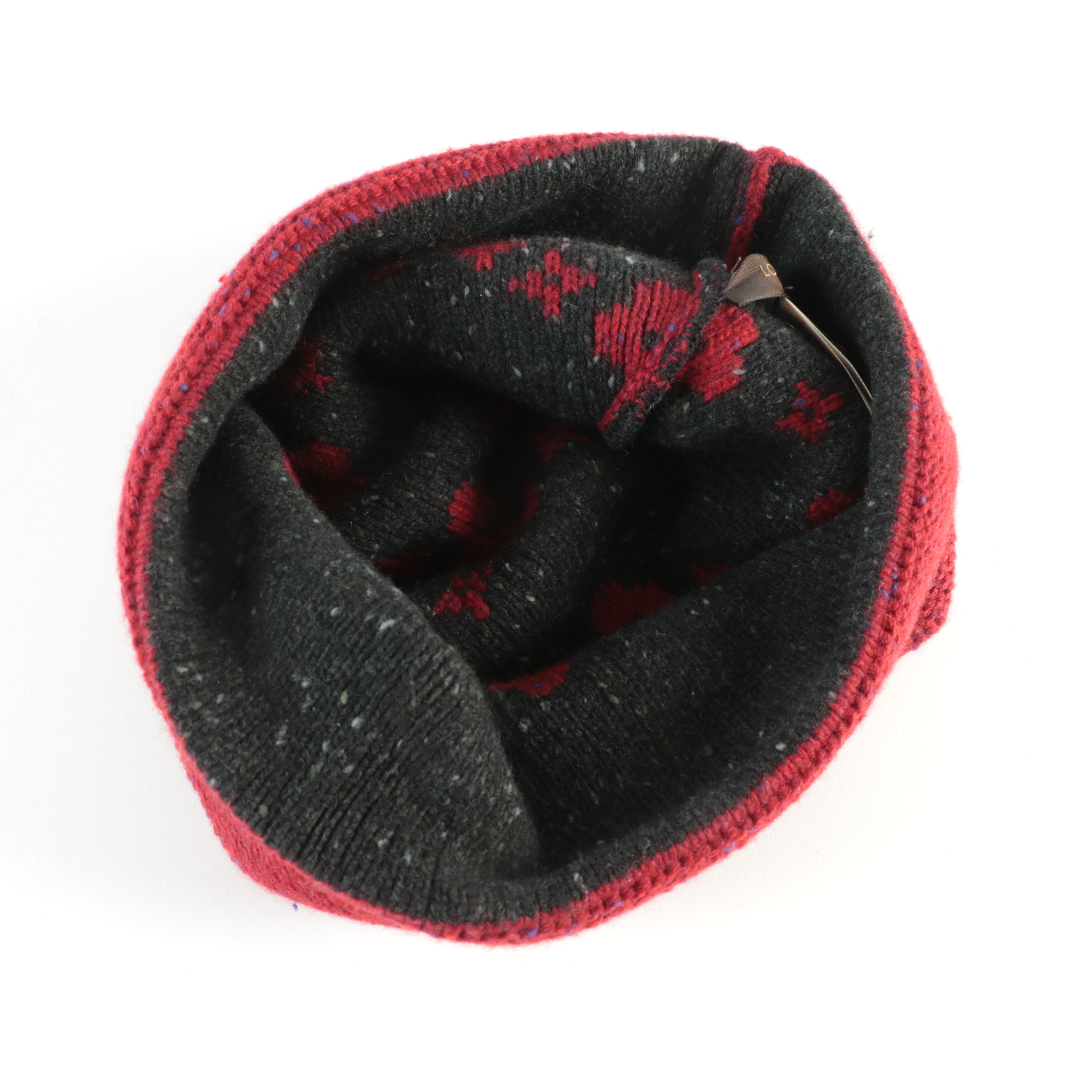 Louis Vuitton Floral Wool Beanie