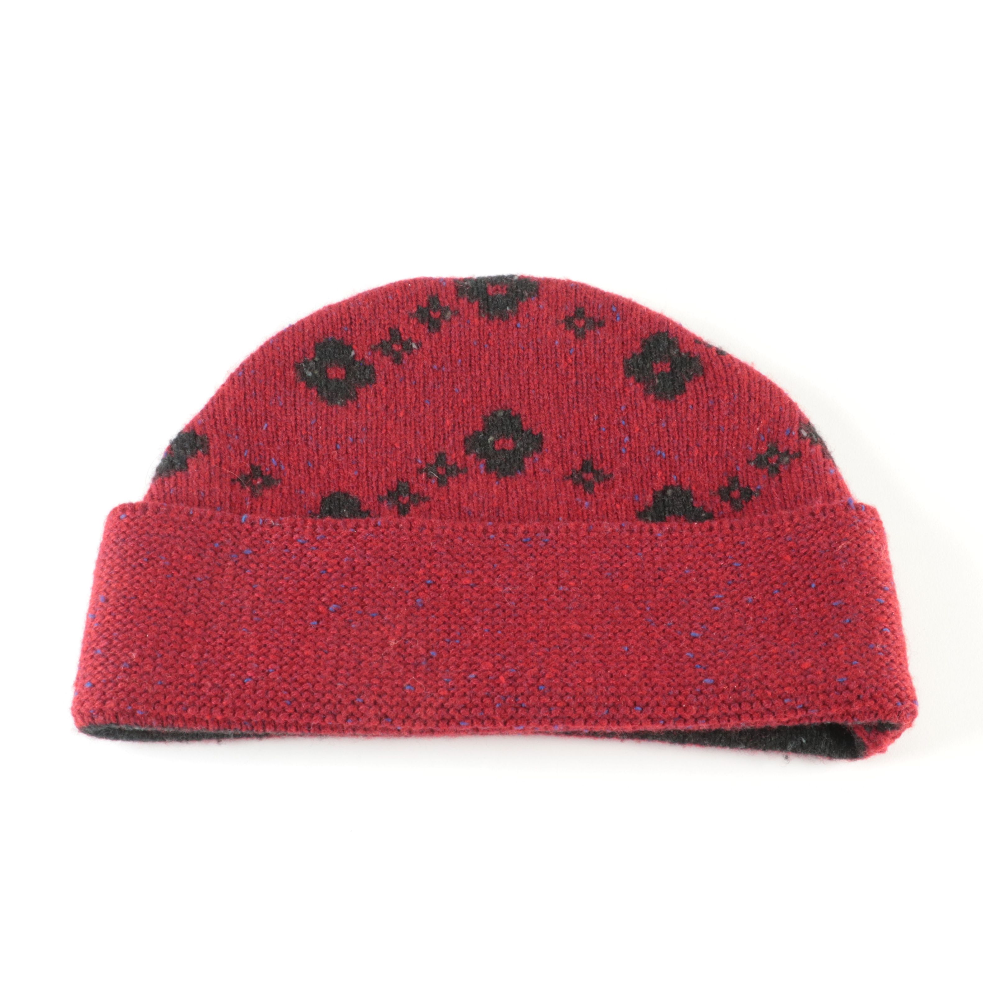 Louis Vuitton Floral Wool Beanie