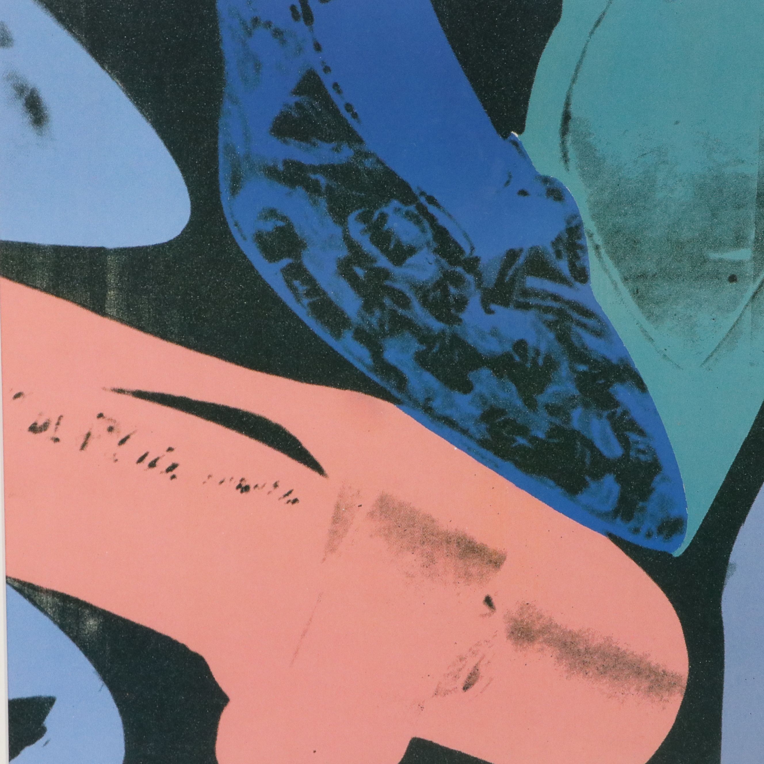 After Andy Warhol Offset Lithograph "Diamond Dust Shoes"