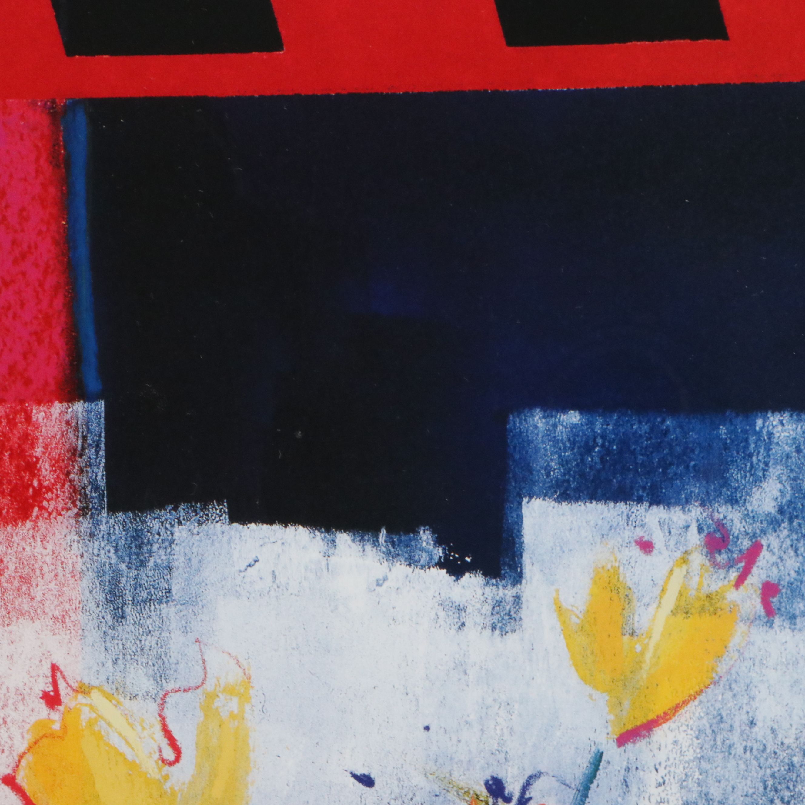 After Jennifer Hollack Offset Lithograph "Cafe Francais"