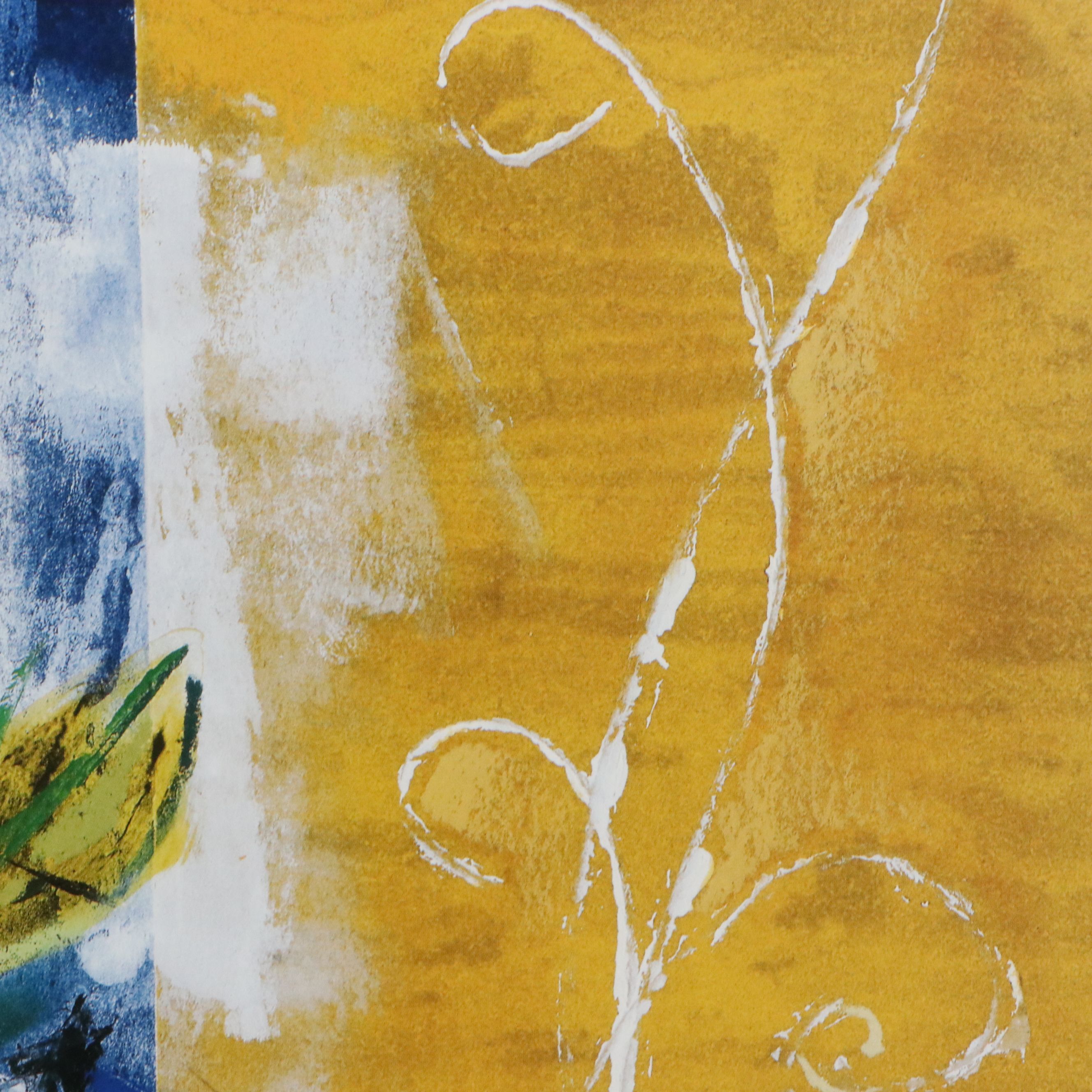 After Jennifer Hollack Offset Lithograph "Cafe Francais"