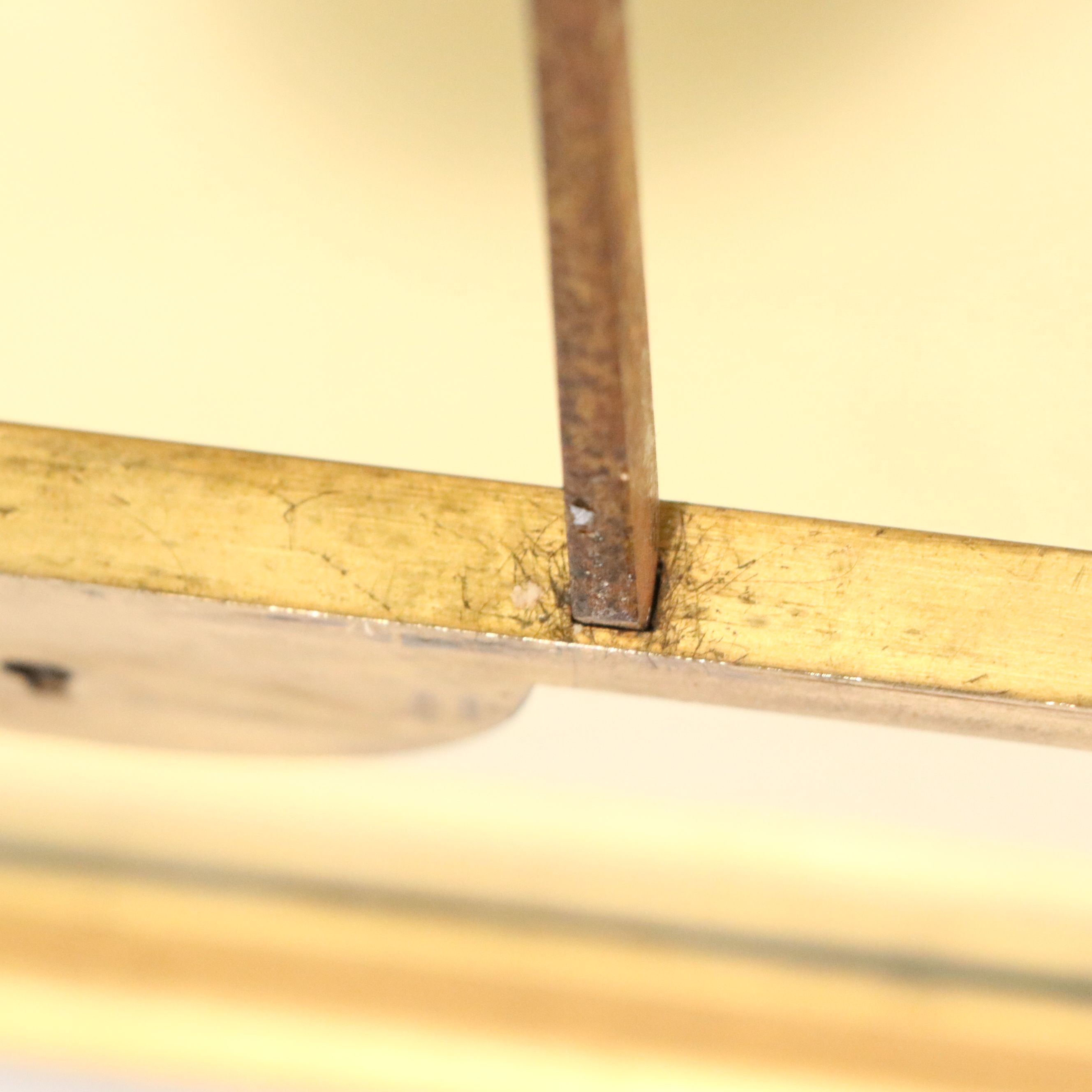 Brass and Glass Vitrine Coffee Table, Late 20th Century