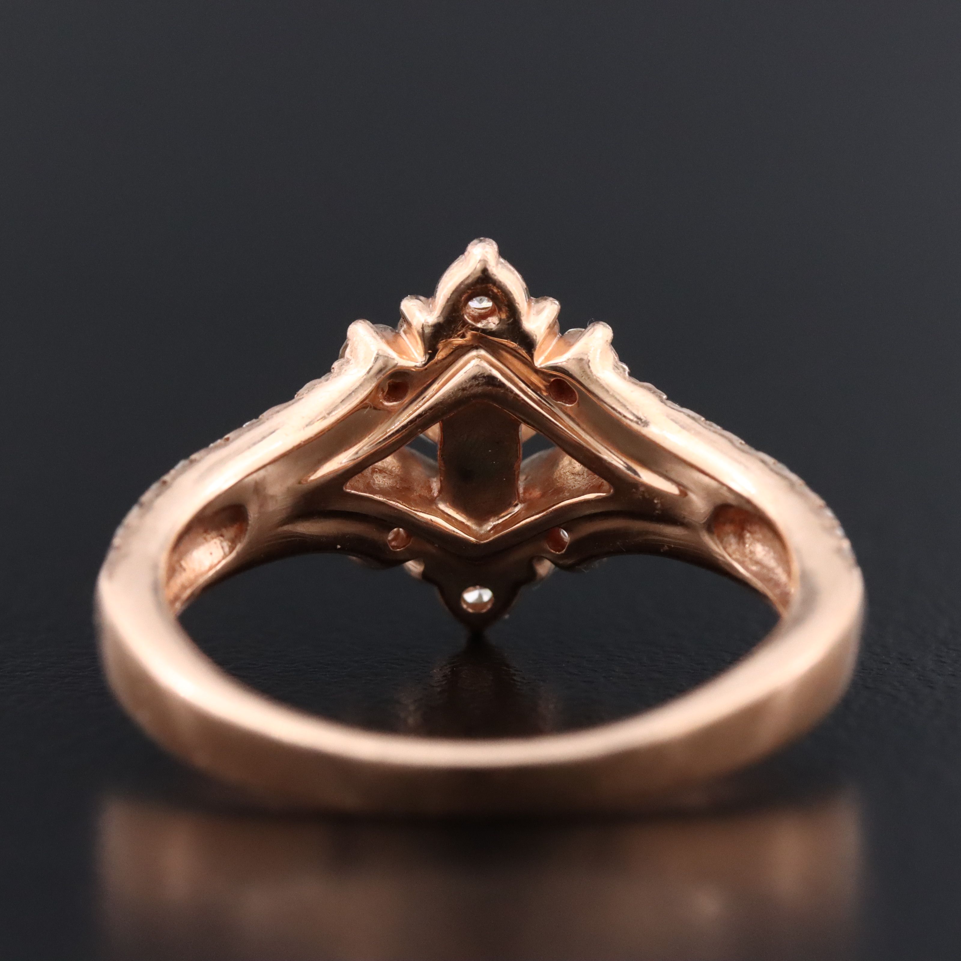 14K Rose Gold 1.00 CTW Diamond Ring