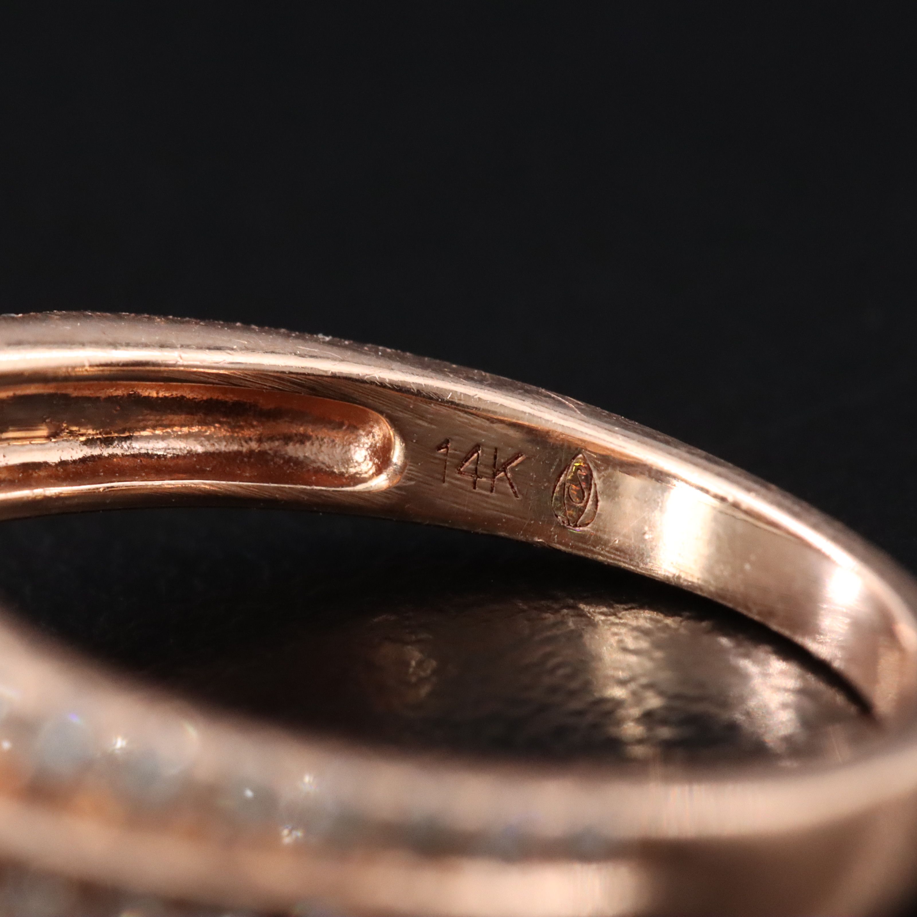 14K Rose Gold 1.00 CTW Diamond Ring