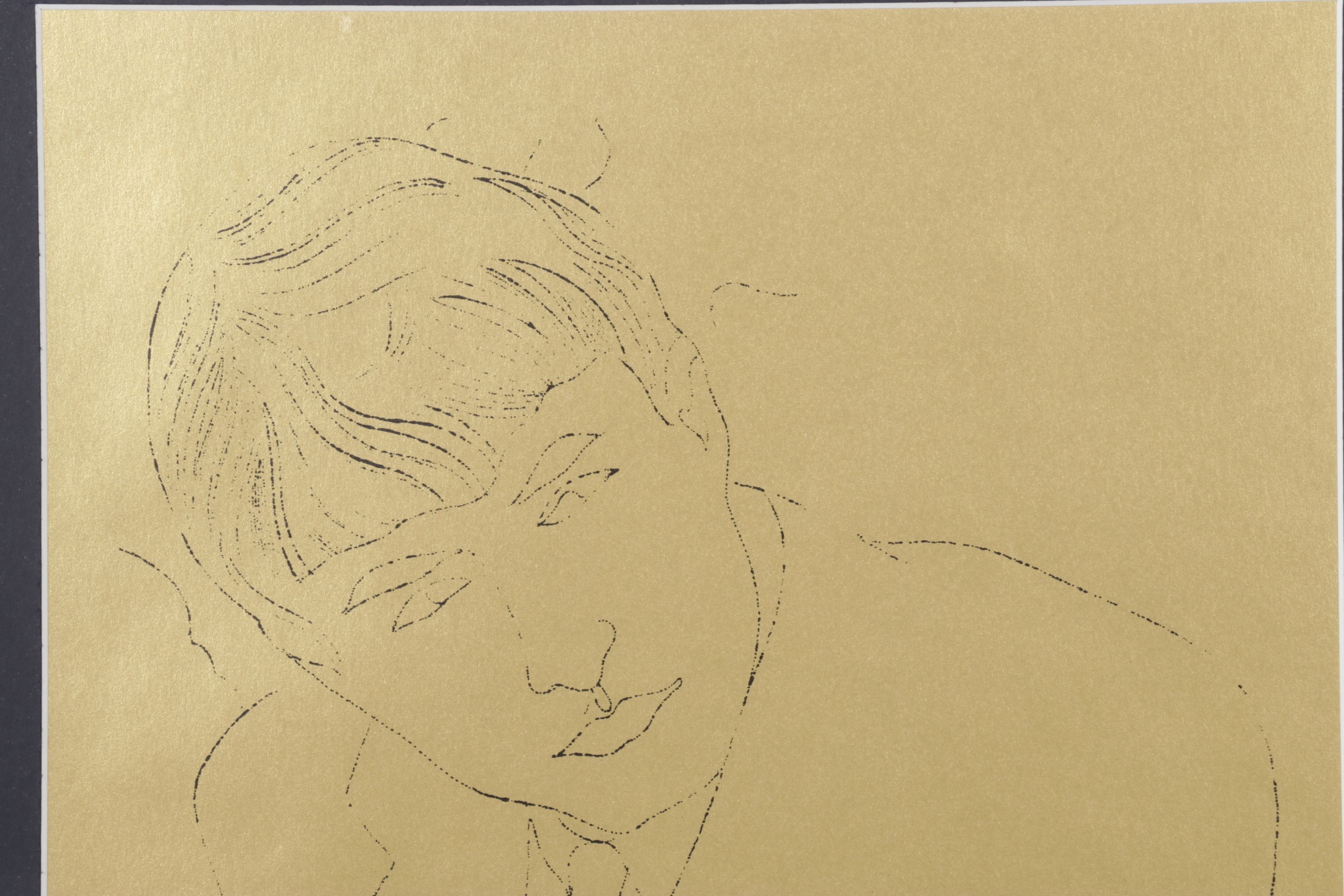 Offset Lithograph after Andy Warhol from "A Gold Book"