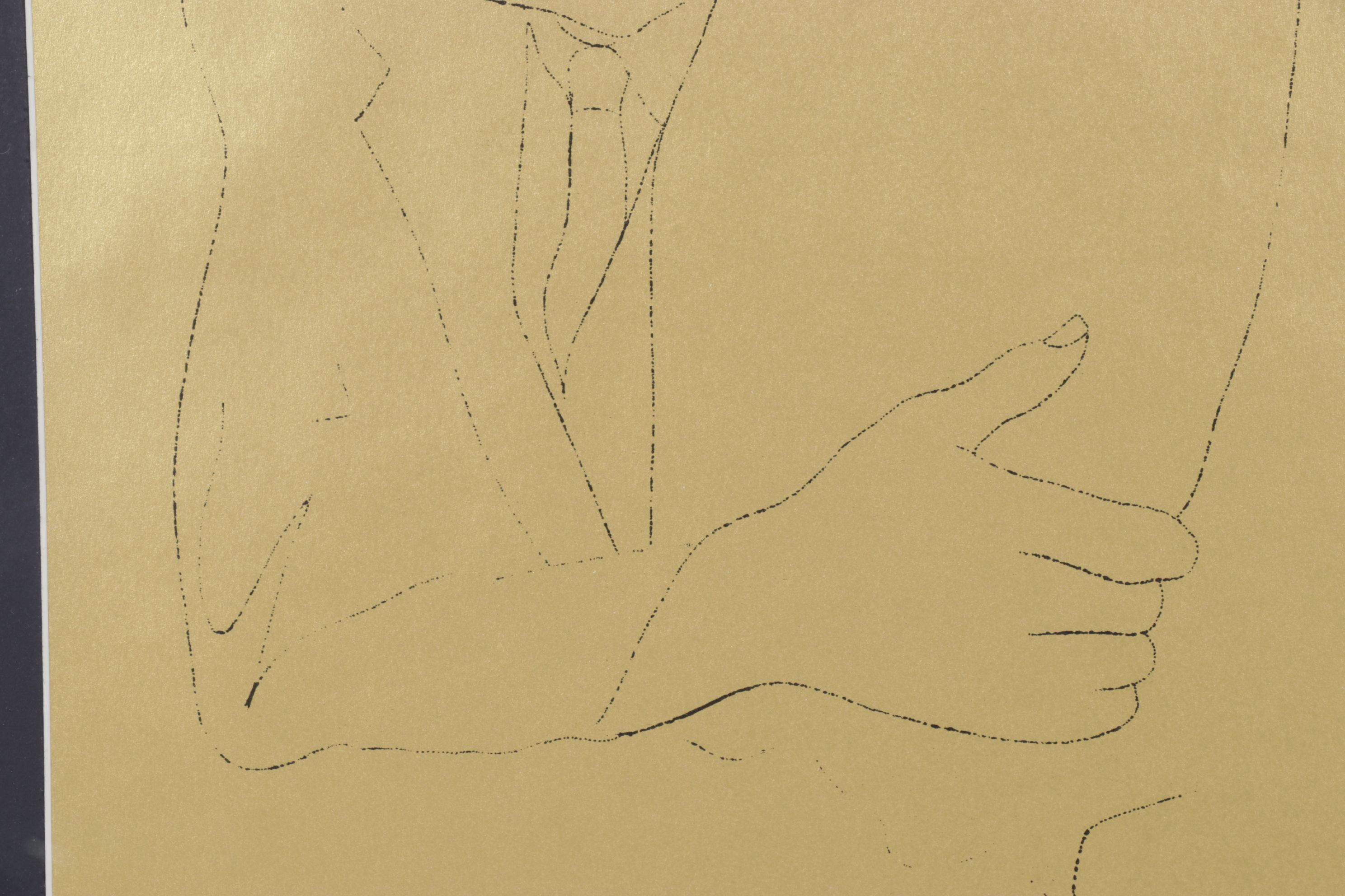 Offset Lithograph after Andy Warhol from "A Gold Book"