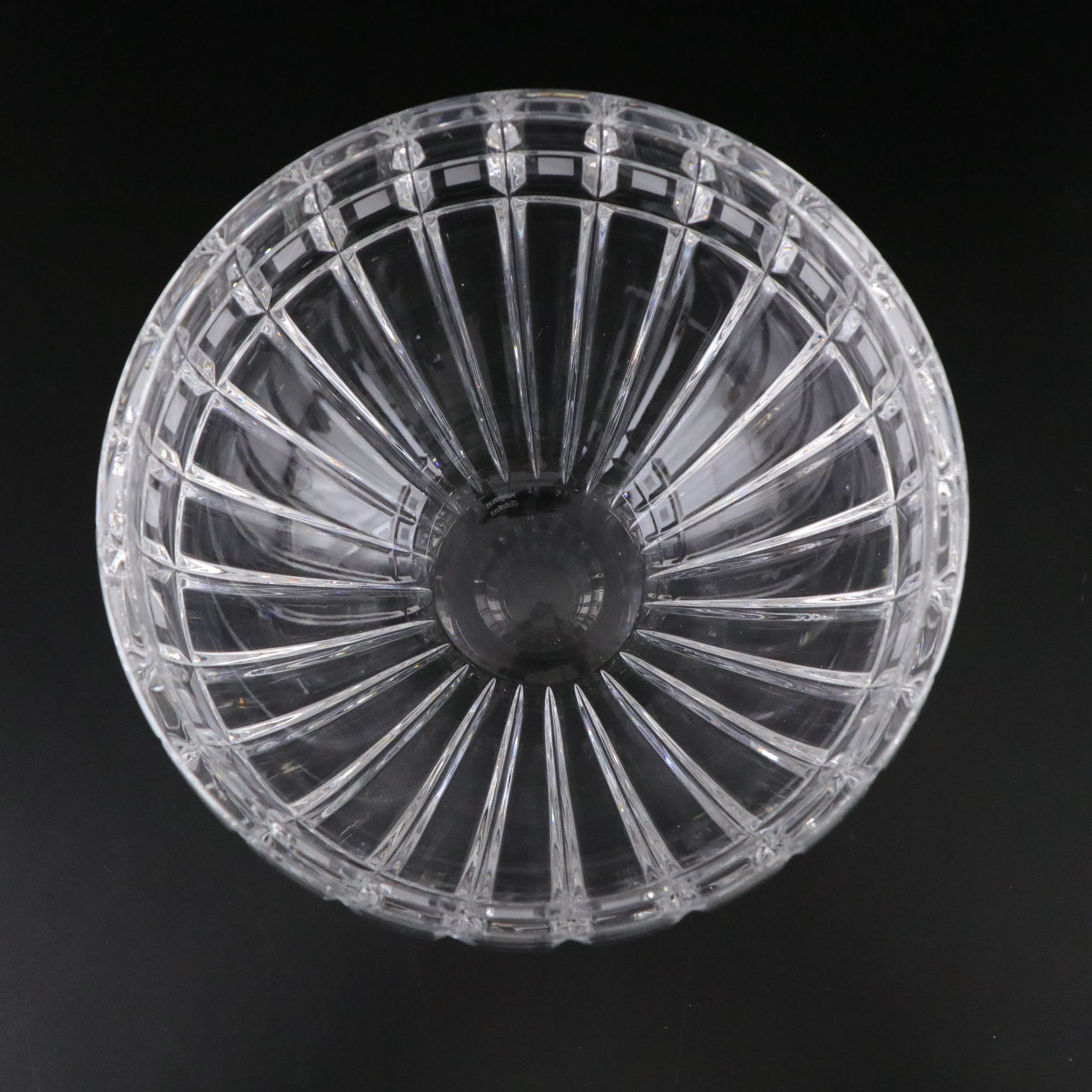 Marquis by Waterford Crystal "Sparkle" and "Quadrata" Centerpiece Bowls