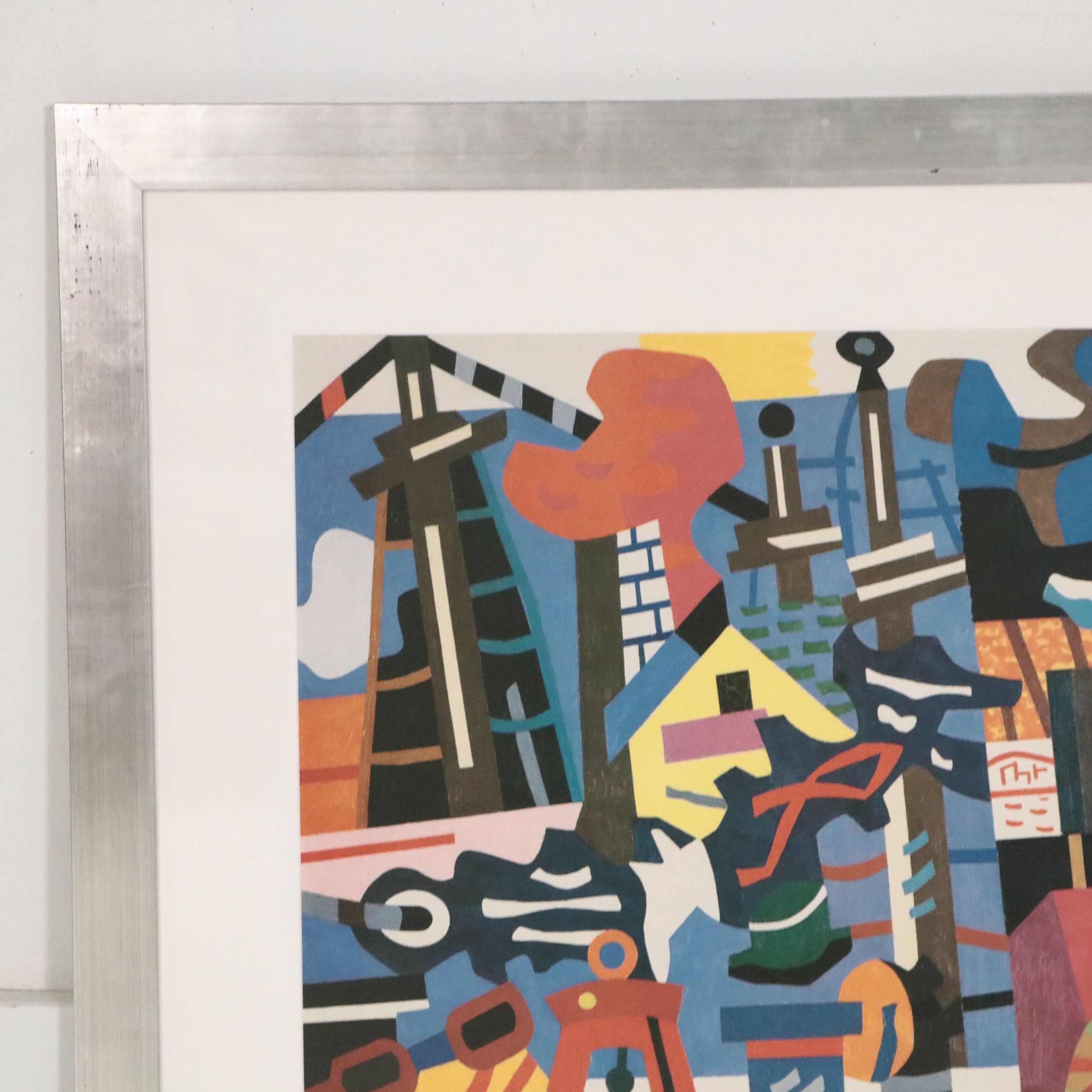 Offset Lithograph After Stuart Davis "Swing Landscape"