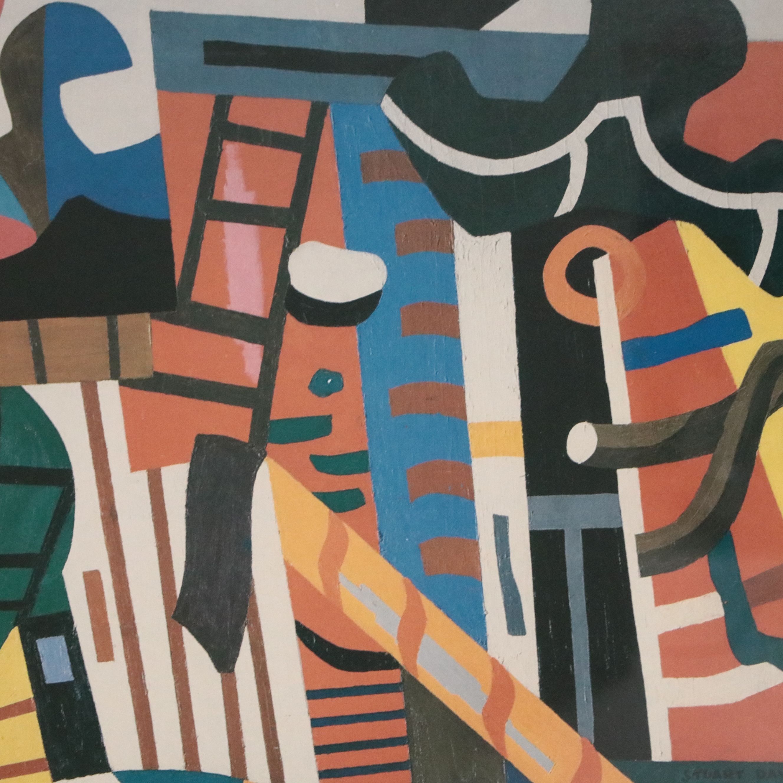 Offset Lithograph After Stuart Davis "Swing Landscape"