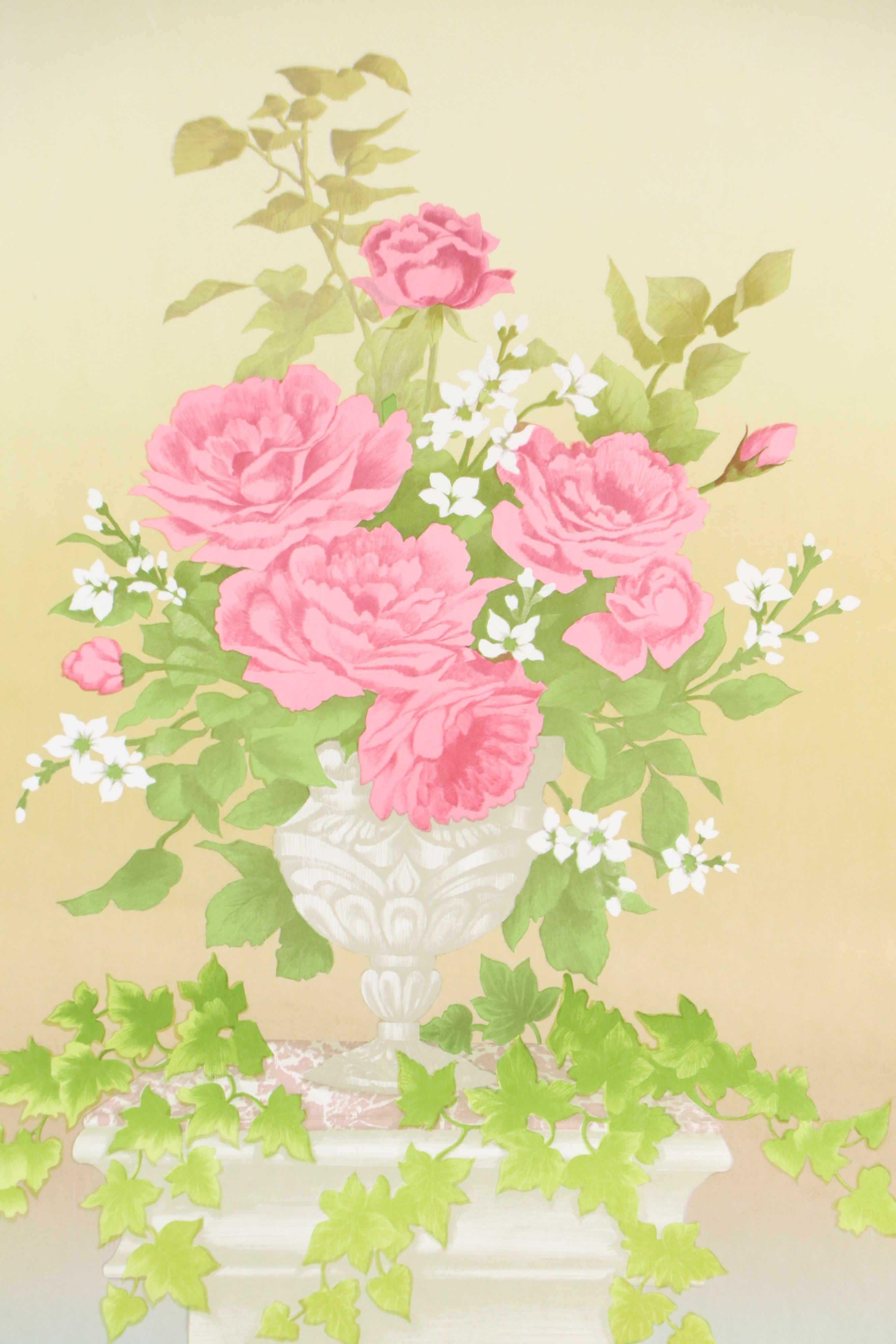 Don Shepler Still Life Lithograph "Rose Bouquet"