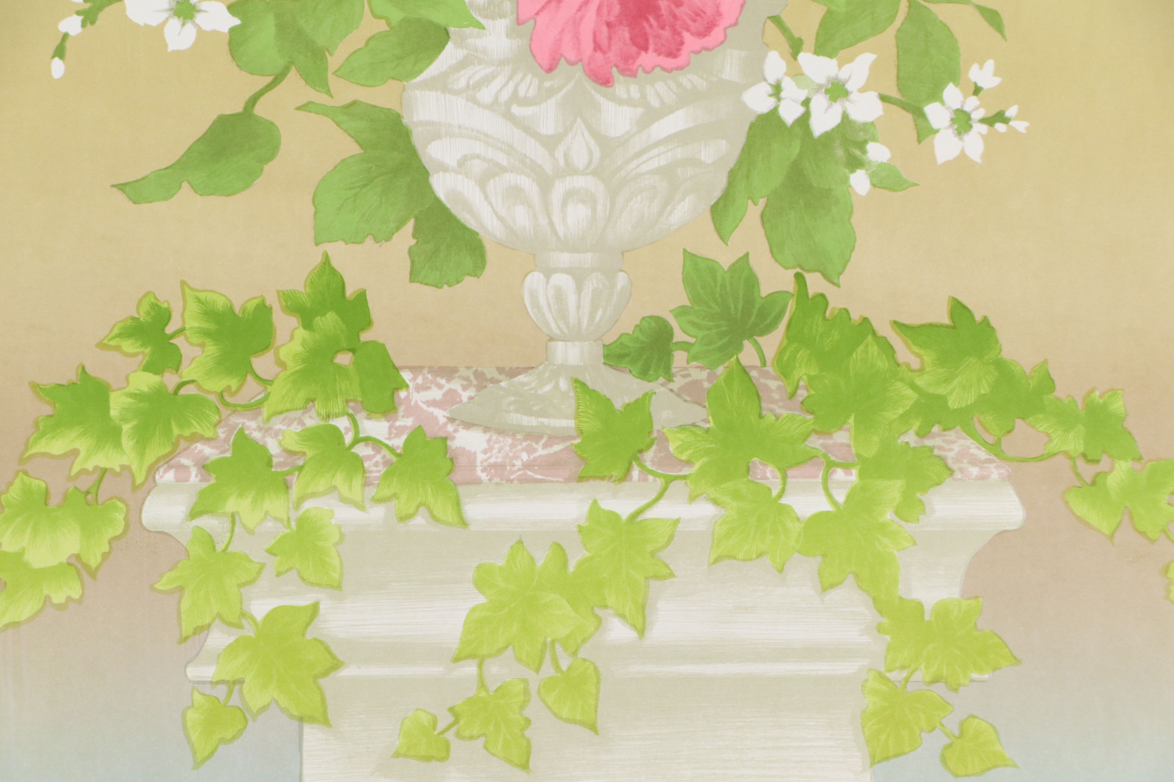 Don Shepler Still Life Lithograph "Rose Bouquet"