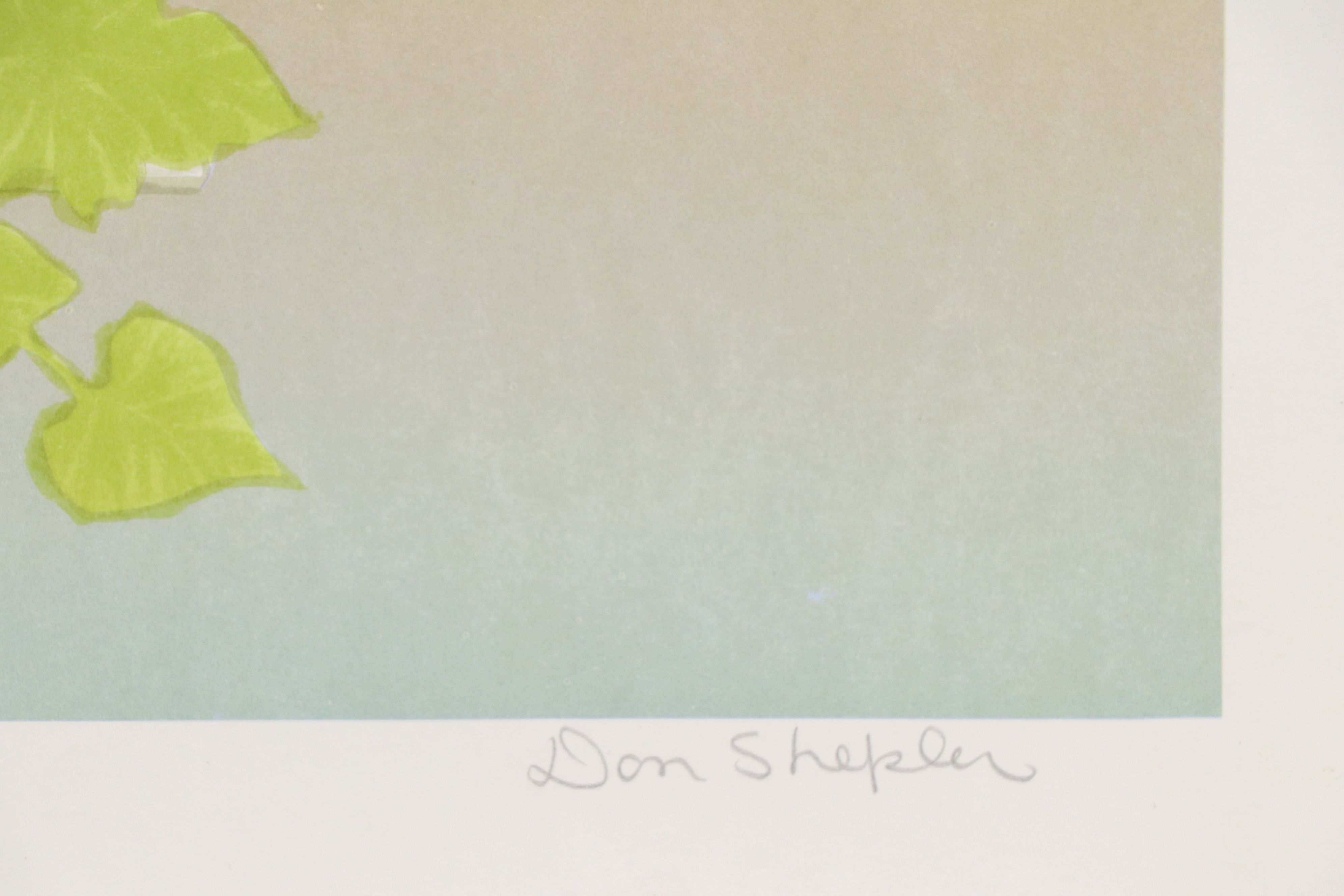 Don Shepler Still Life Lithograph "Rose Bouquet"