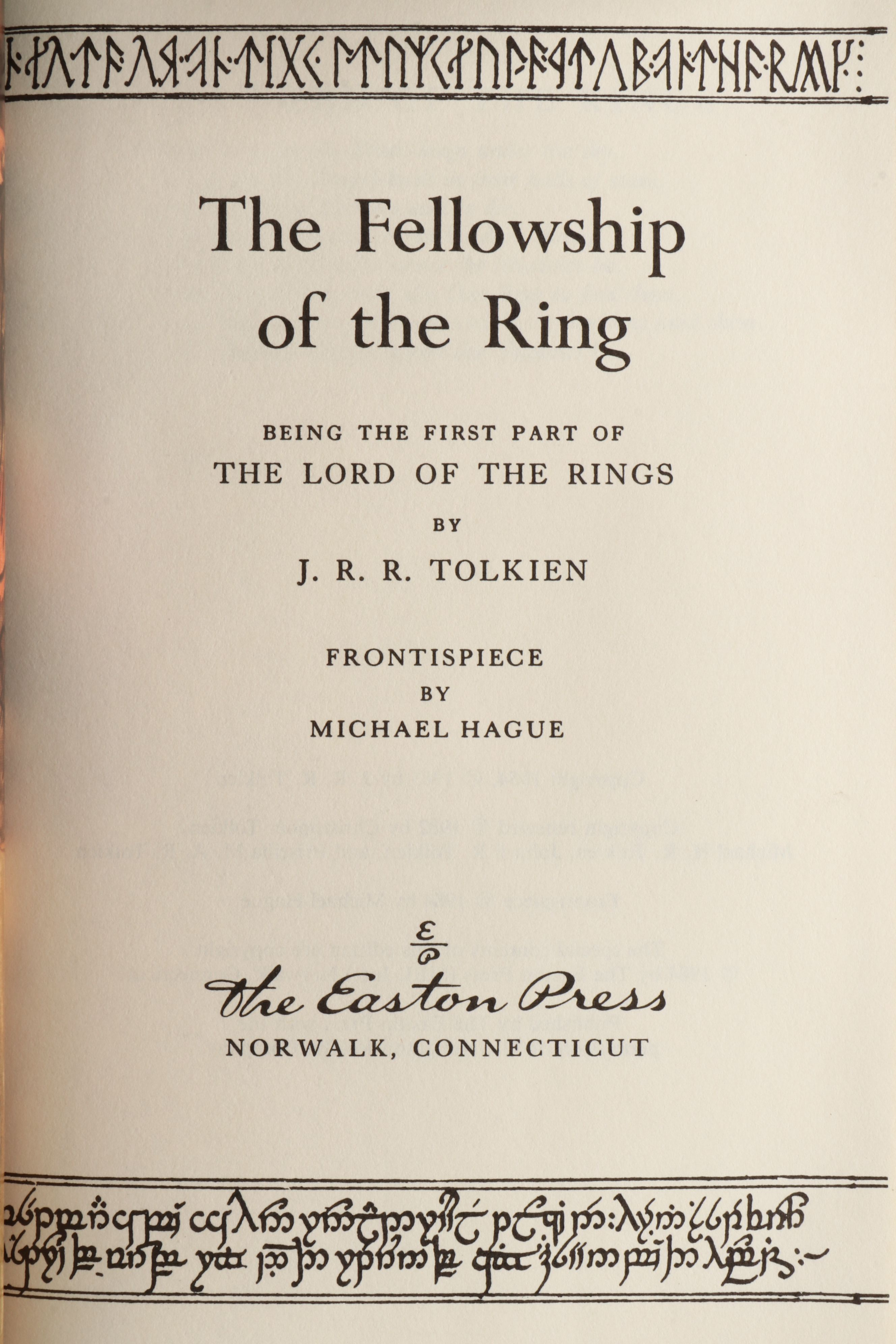 Easton Press "Tolkien's Classics" Four-Volume Set by J. R. R. Tolkien
