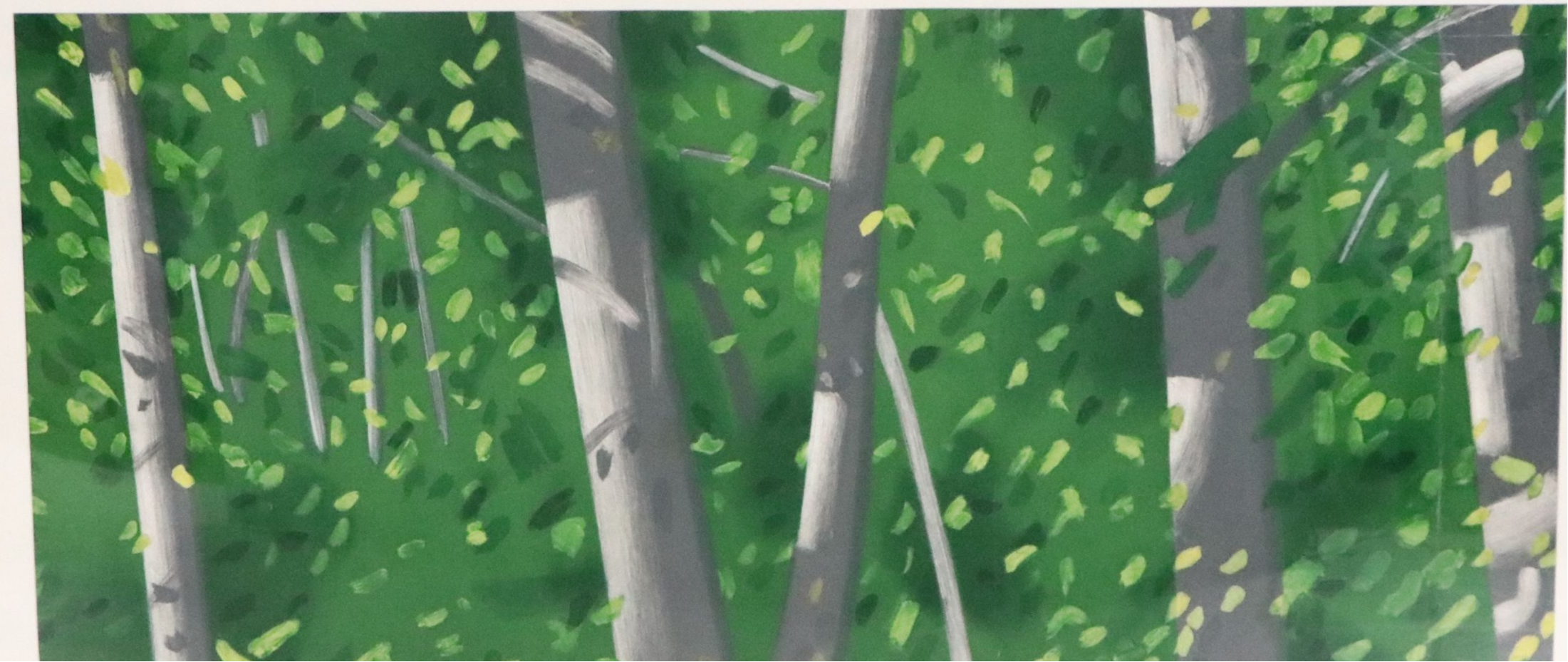 Alex Katz Aquatint "Forest," 1992