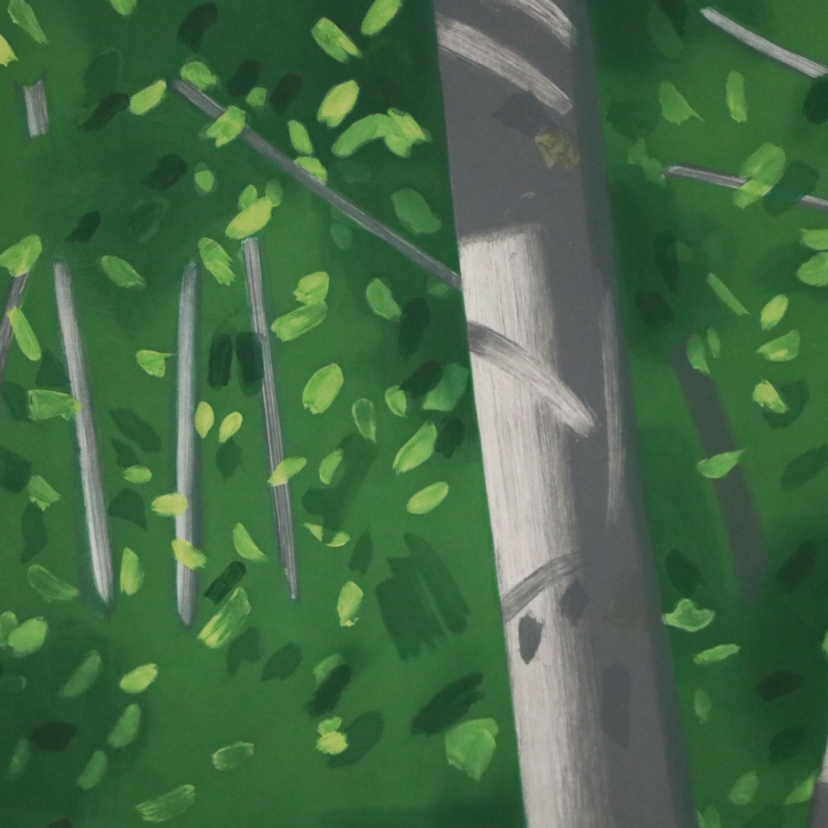 Alex Katz Aquatint "Forest," 1992