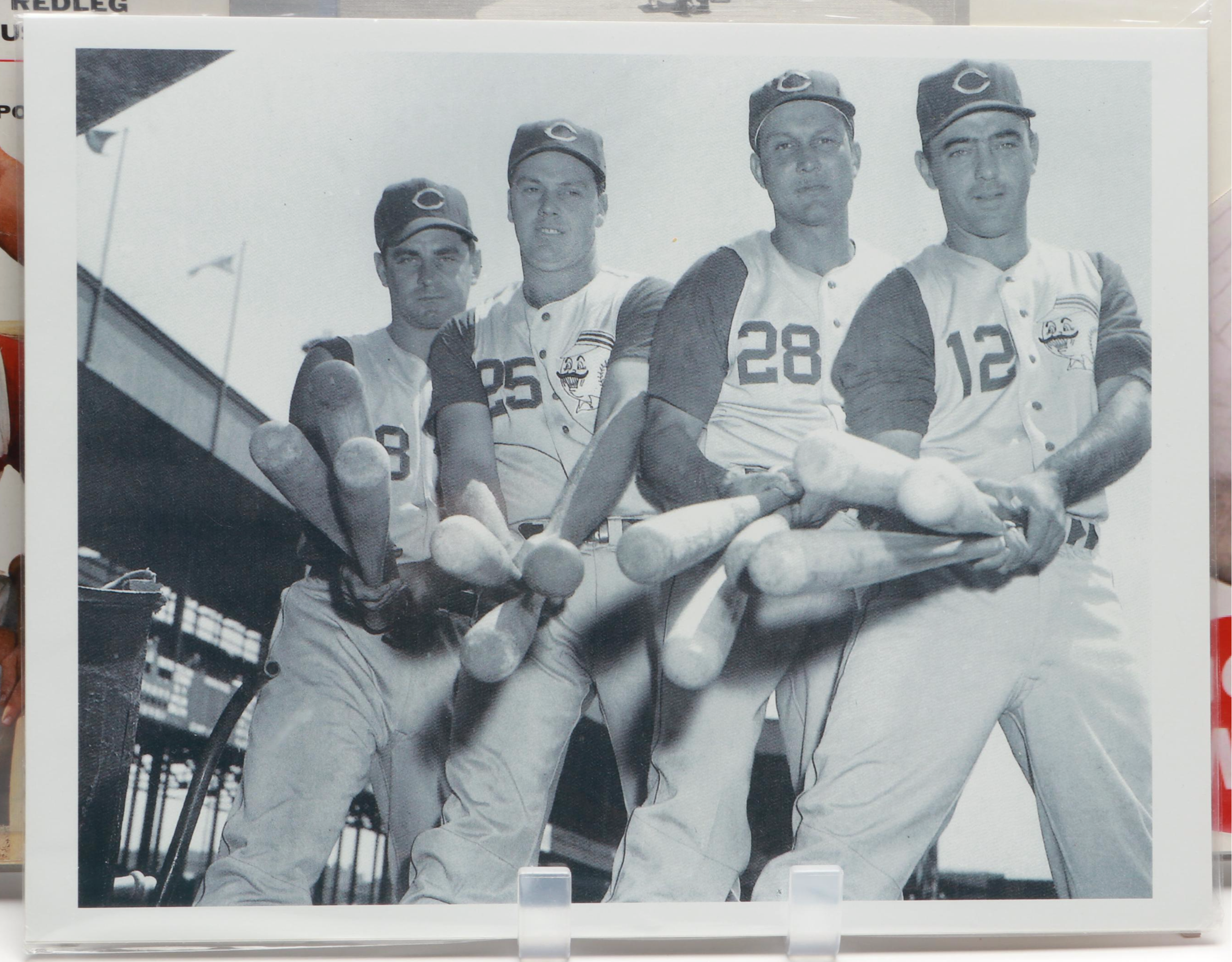 "Sports Illustrated" 1956 Magazine And Other Contemporary Cincinnati Reds Prints