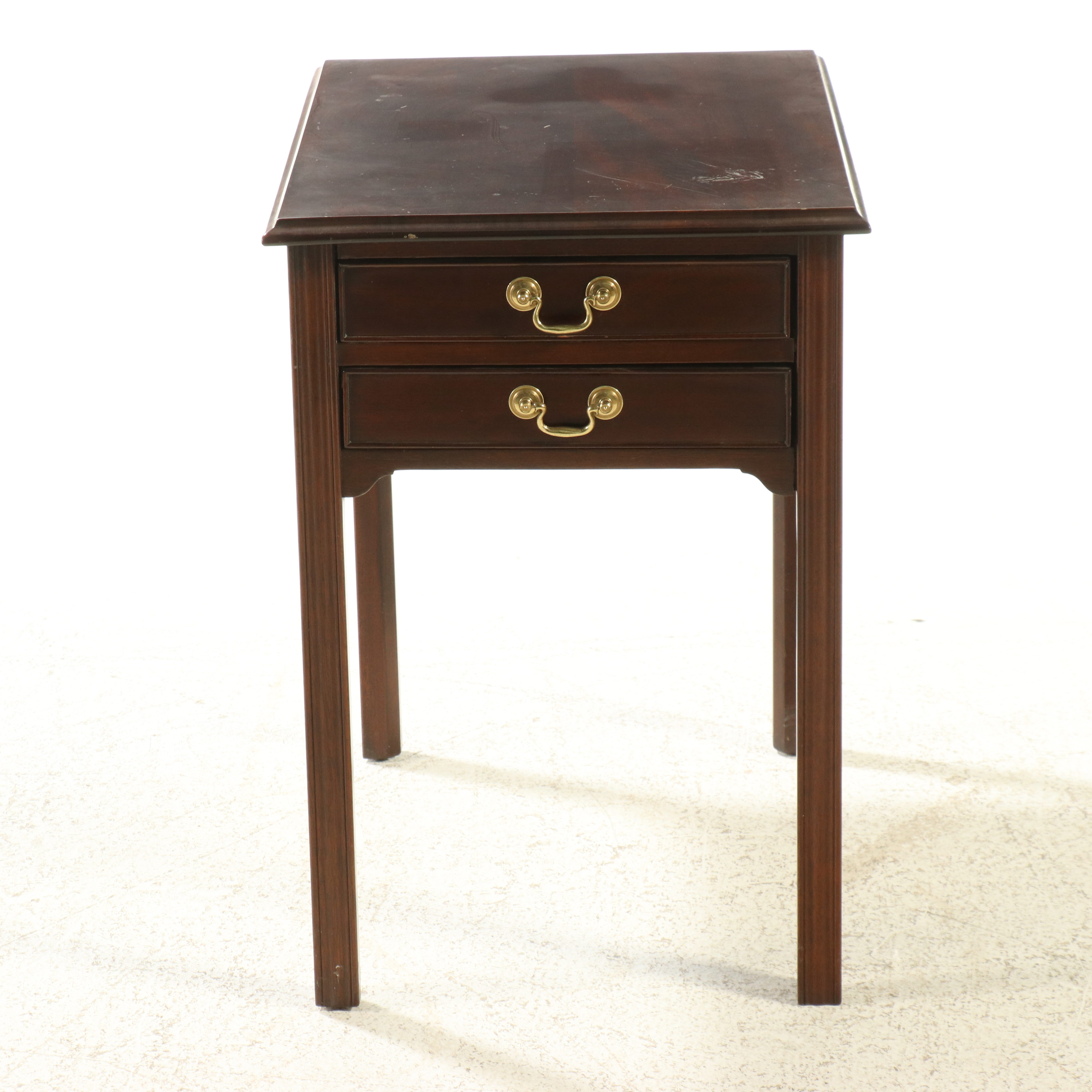 Stickley "Leopold Stickley Original" Chippendale Style Mahogany Side Table