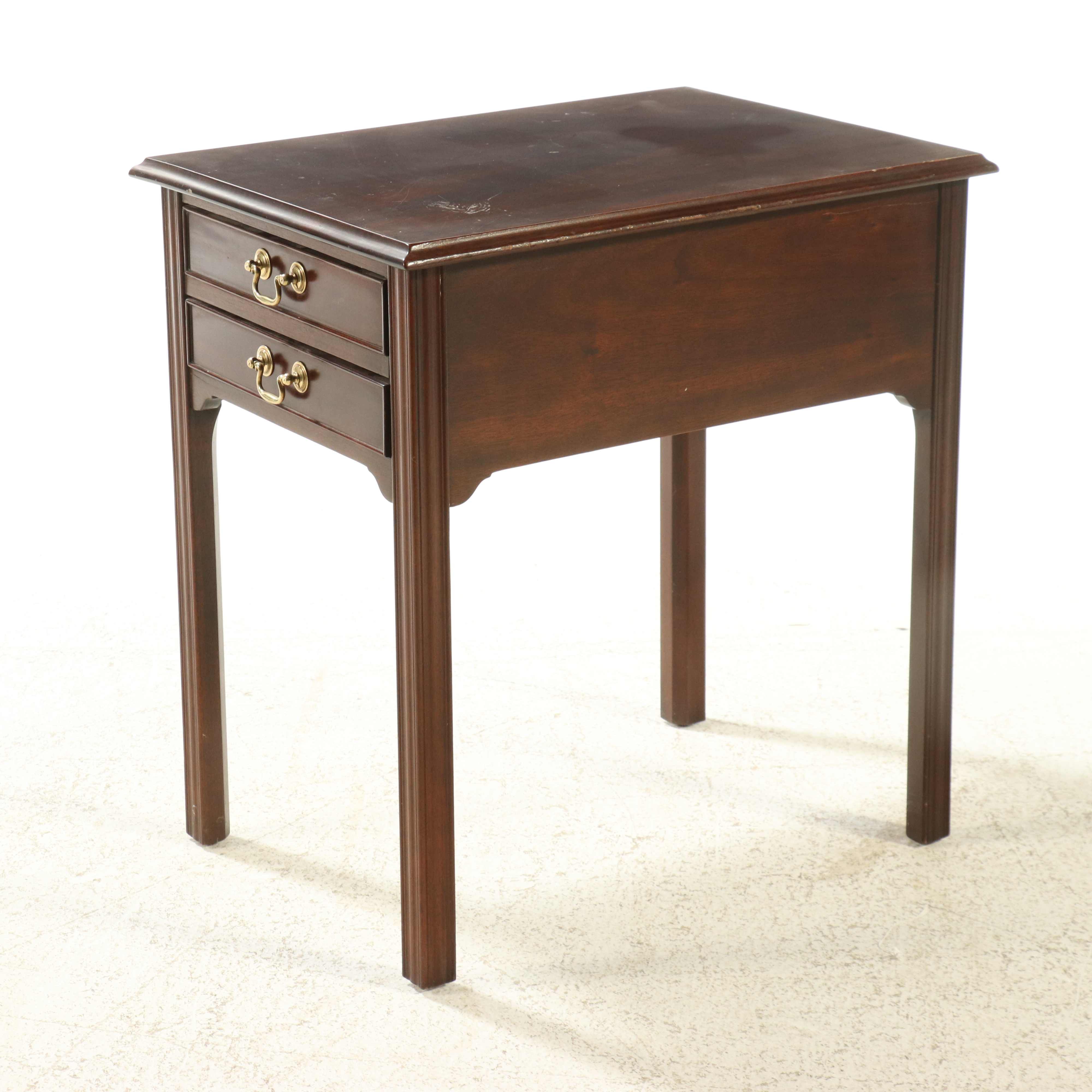 Stickley "Leopold Stickley Original" Chippendale Style Mahogany Side Table