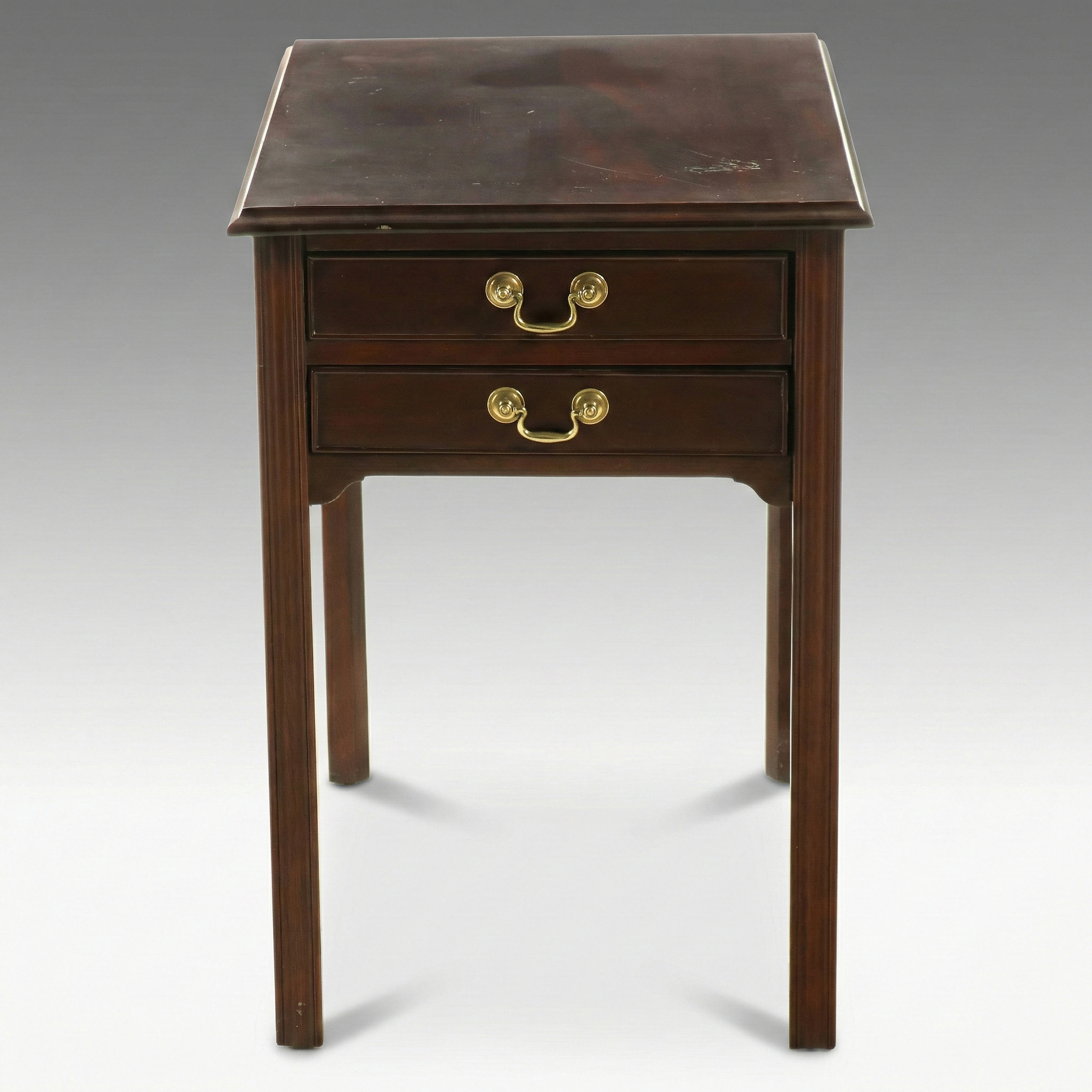 Stickley "Leopold Stickley Original" Chippendale Style Mahogany Side Table