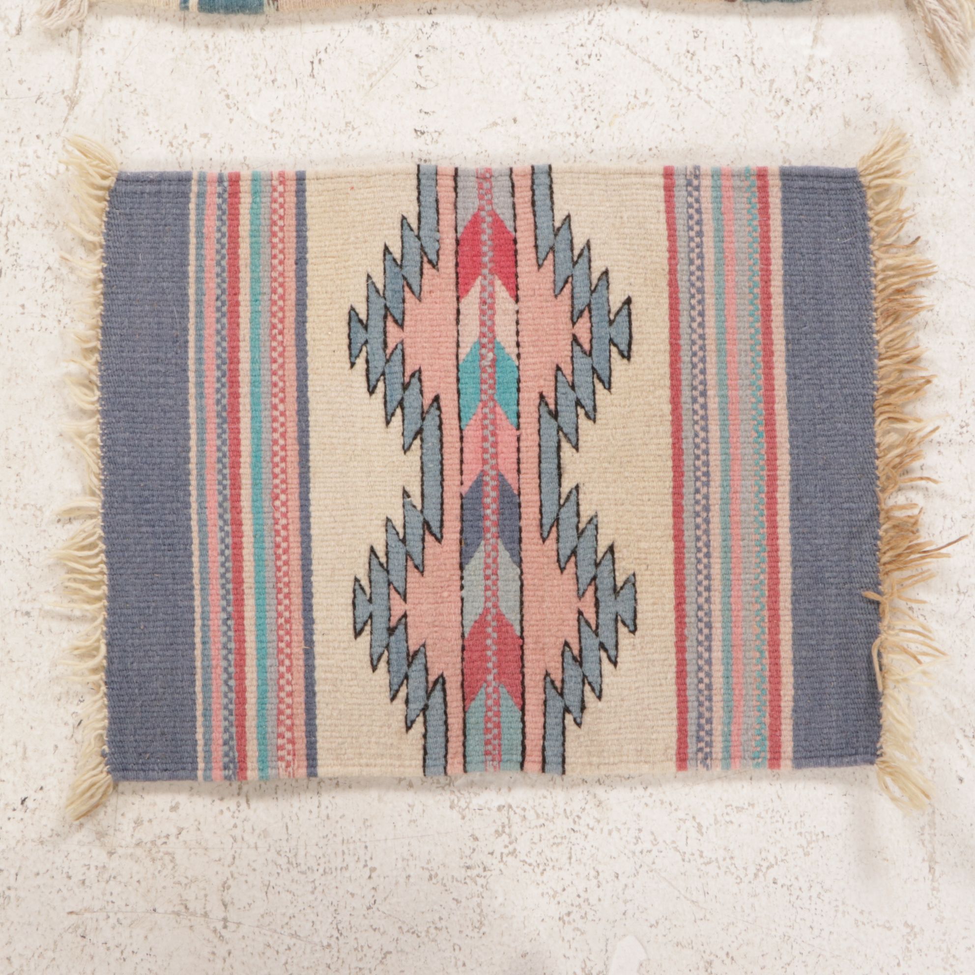 Collection of Handwoven Southwestern Style Floor Mats