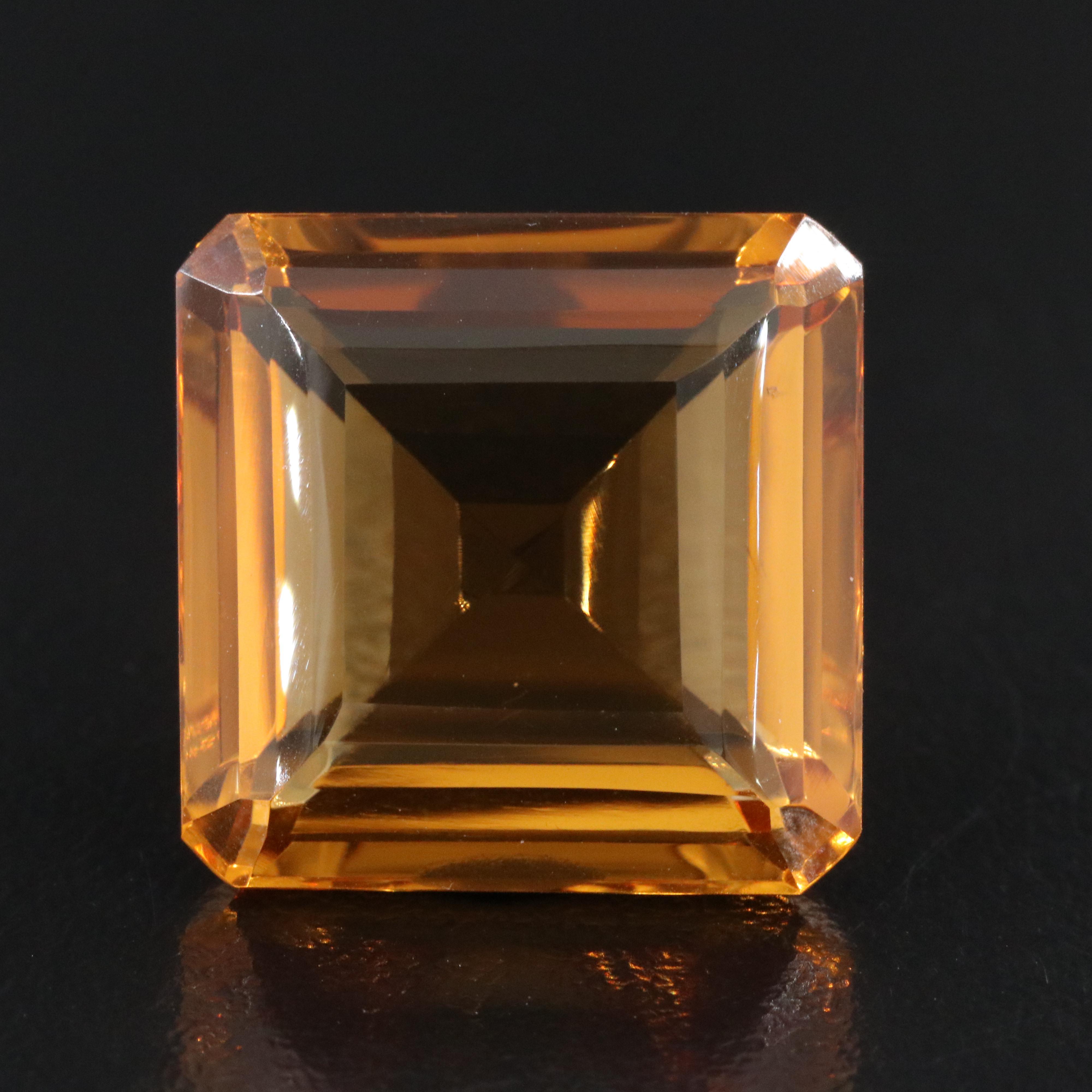 Loose 30.61 CT Citrine