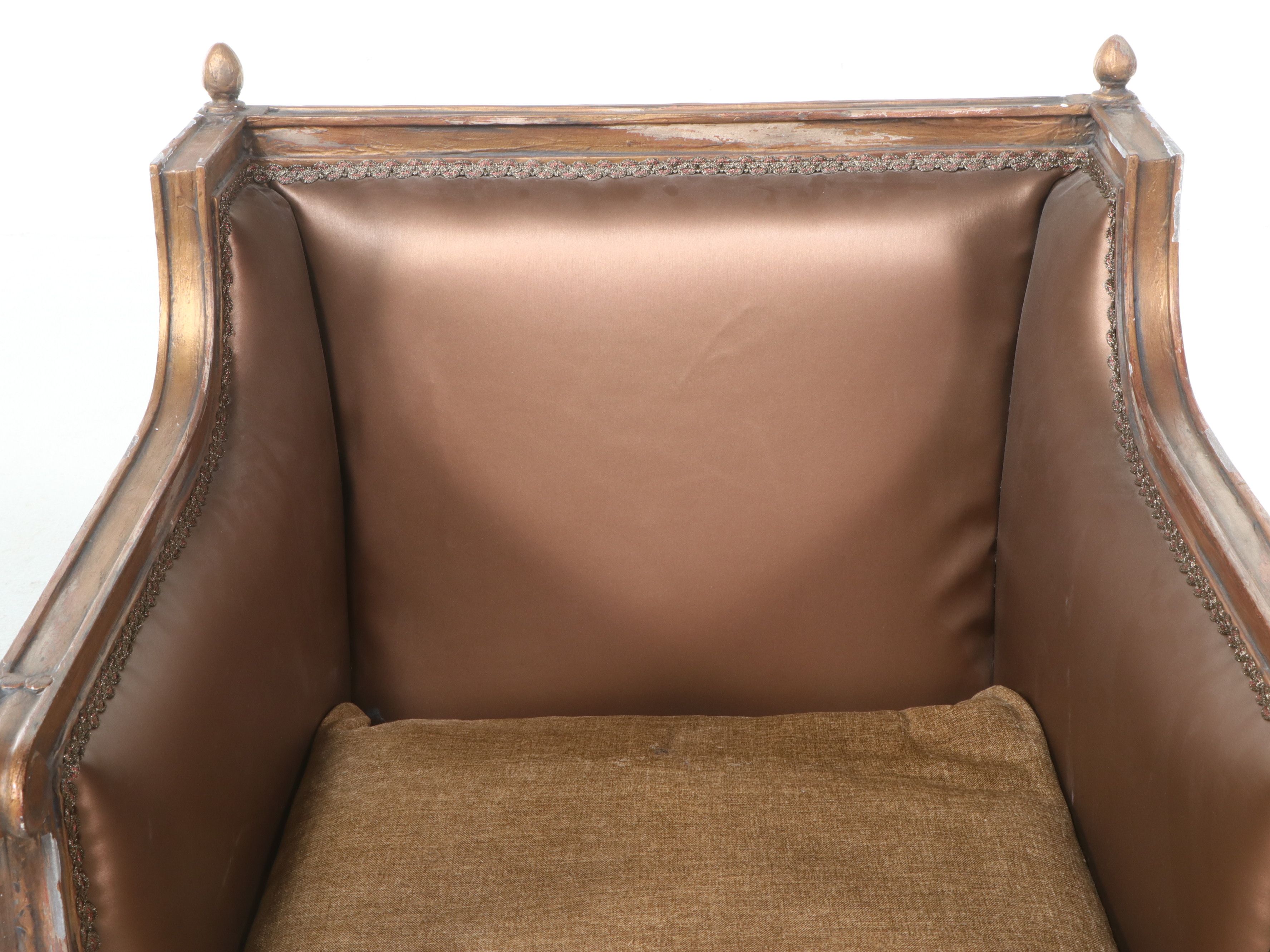 Pair of Reproduction Louis XVI Style Bergères