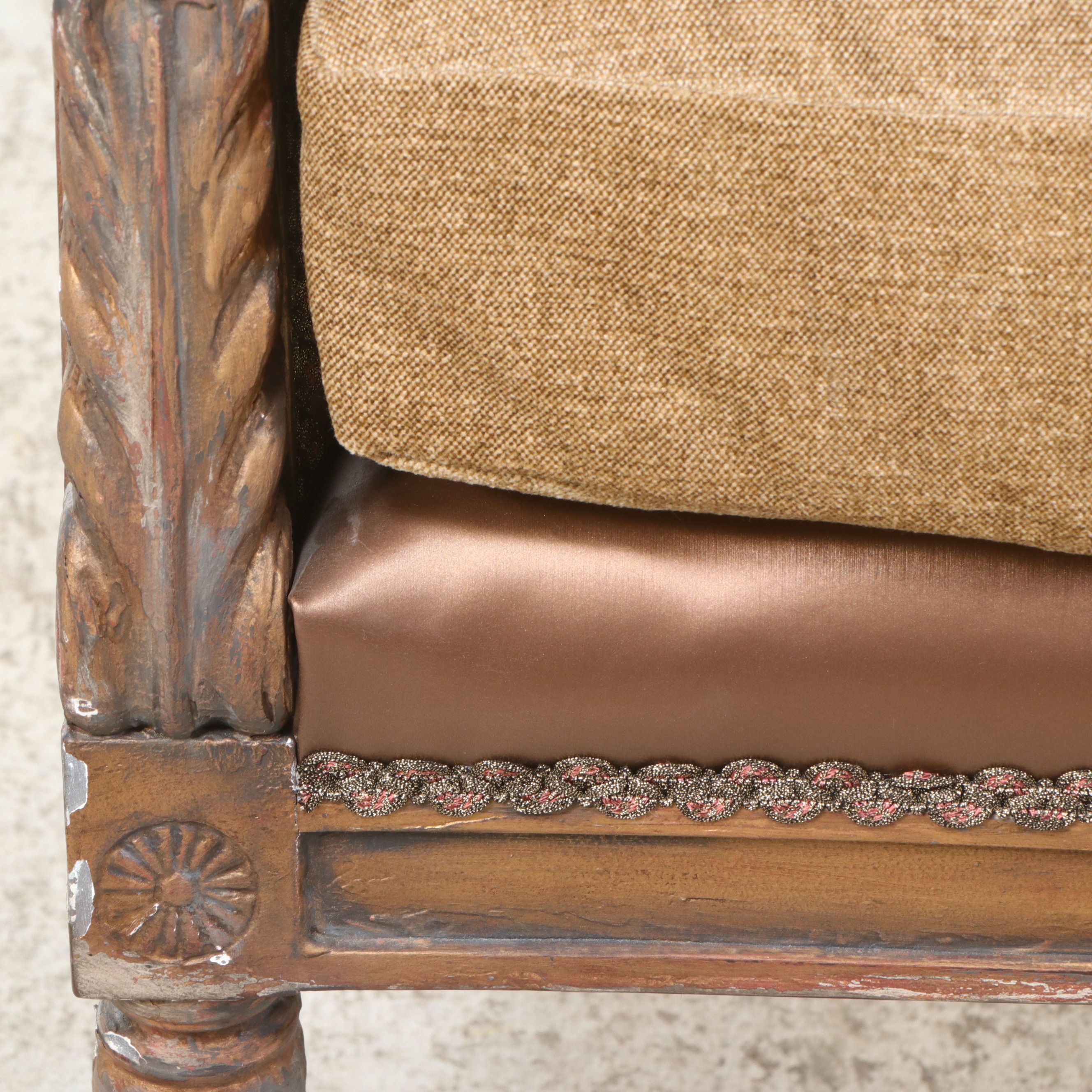 Pair of Reproduction Louis XVI Style Bergères