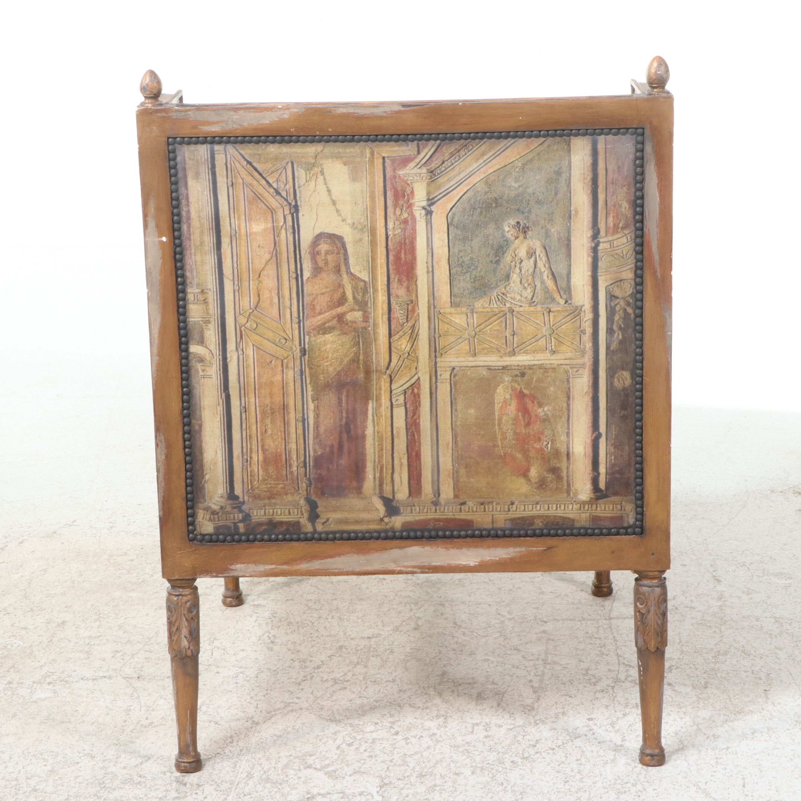 Pair of Reproduction Louis XVI Style Bergères