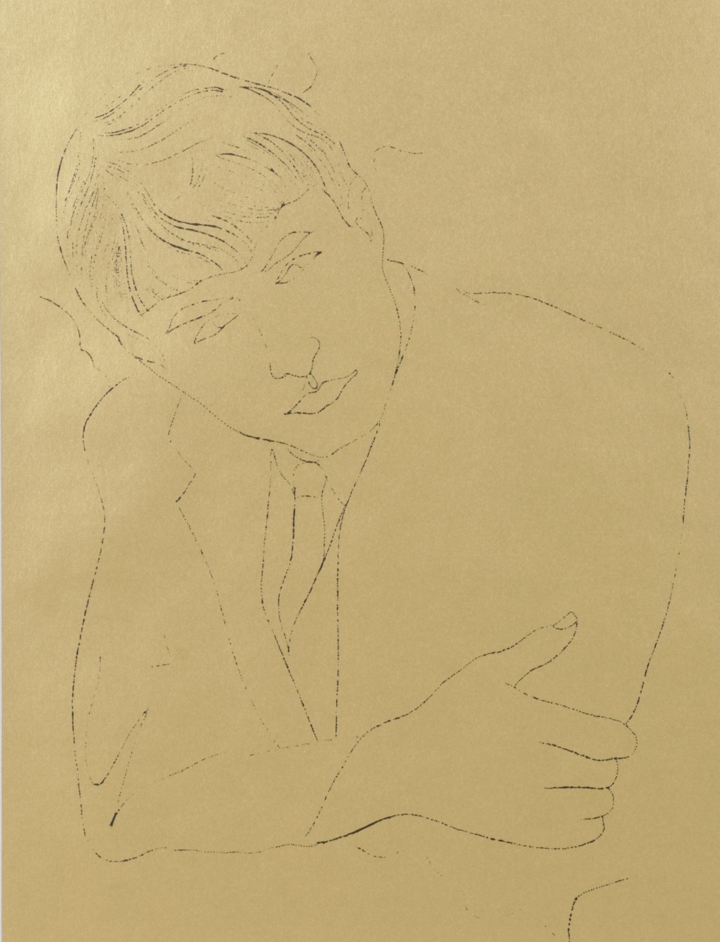 Offset Lithograph after Andy Warhol from "A Gold Book"