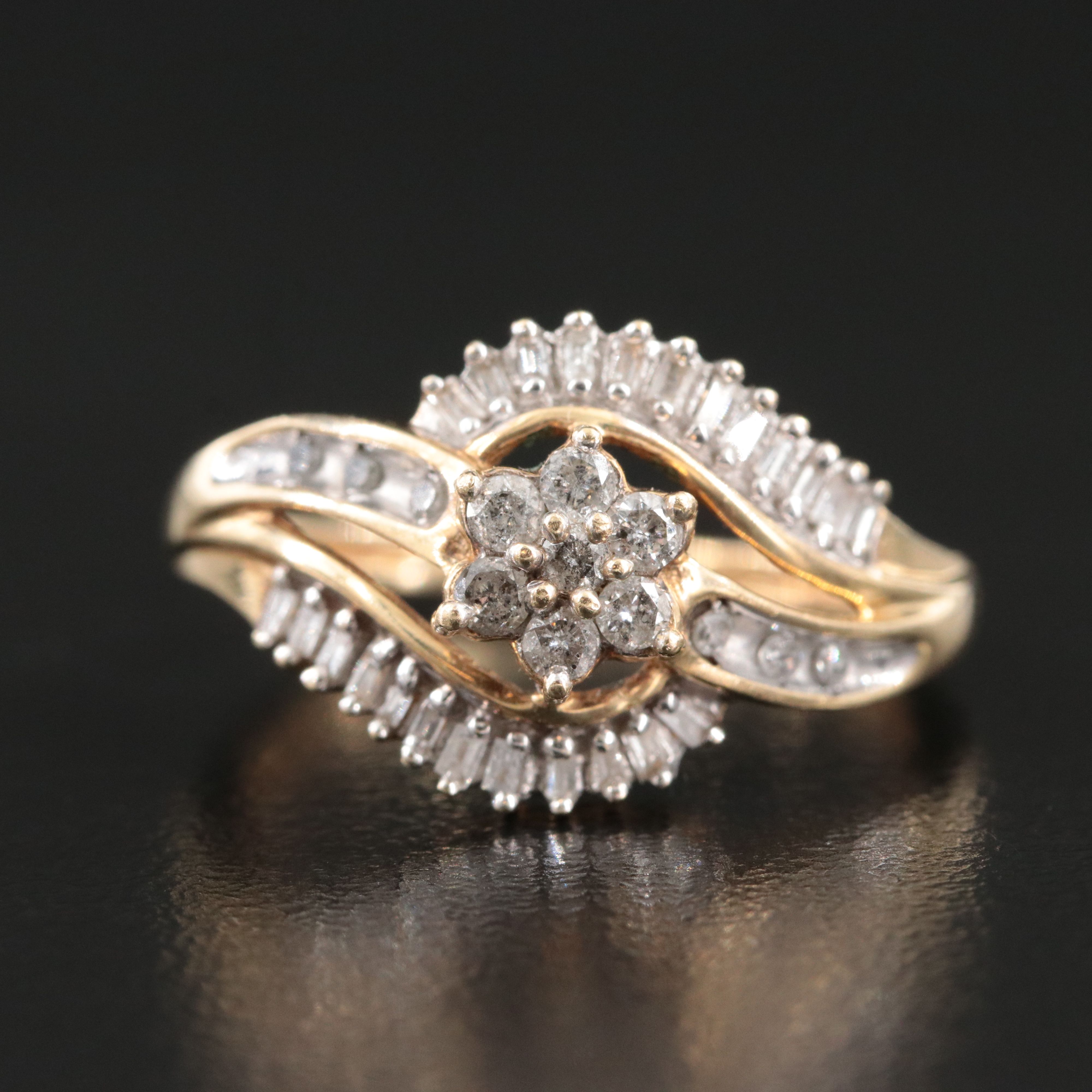 10K 0.50 CTW Diamond Ring
