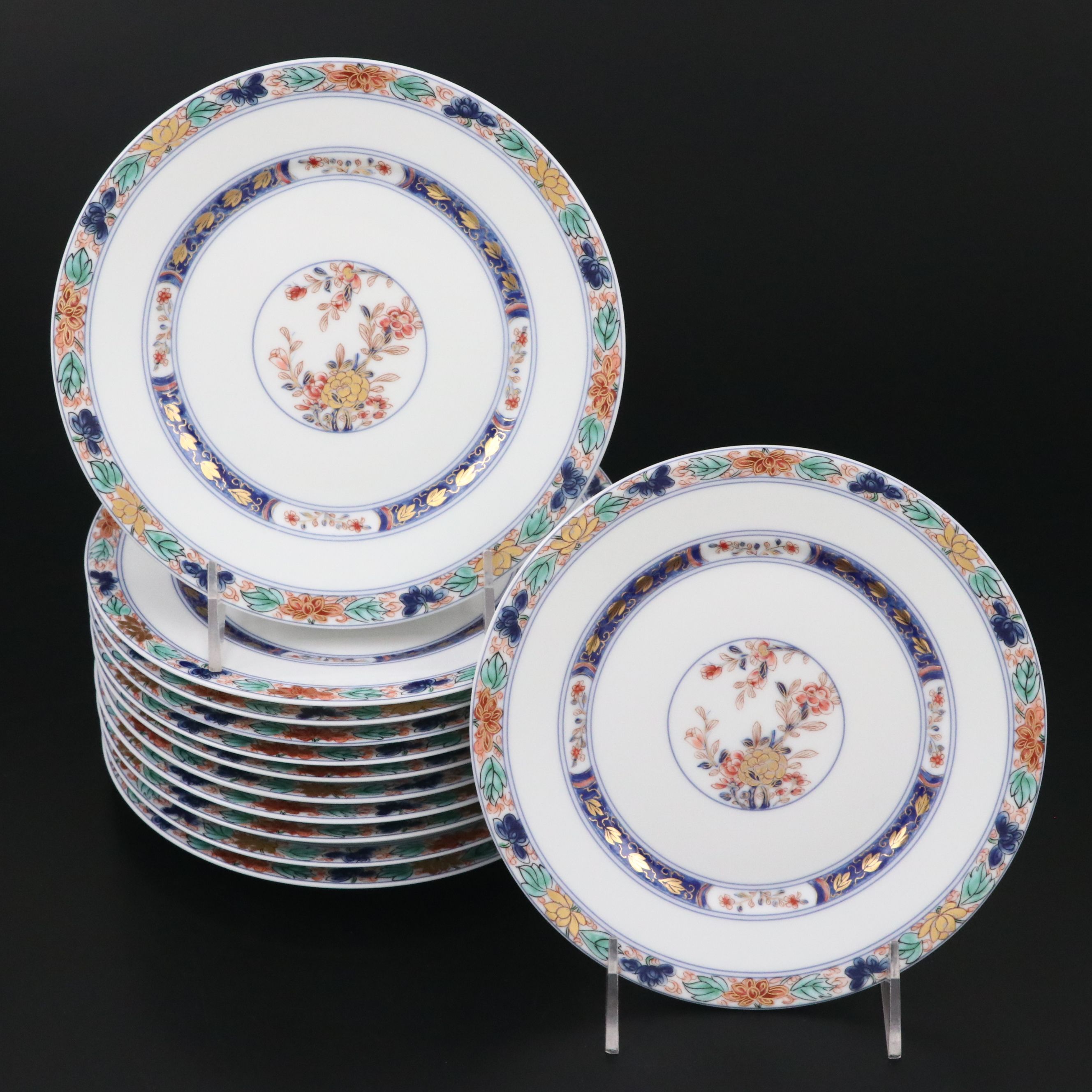 Raynaud & Co. "Koutani" Porcelain Salad Plates
