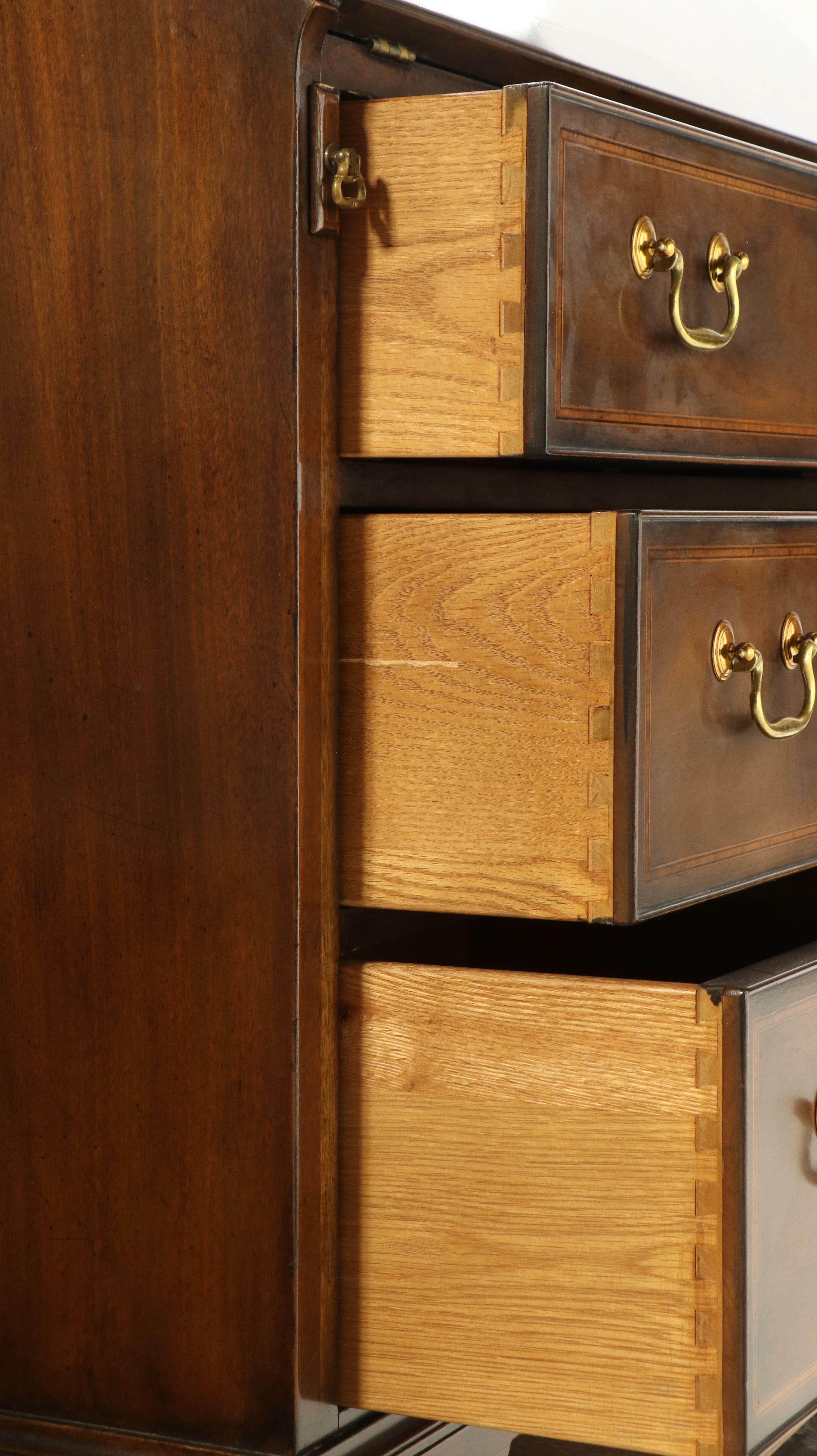 Kittinger Hepplewhite Style Mahogany Secretary Bookcase