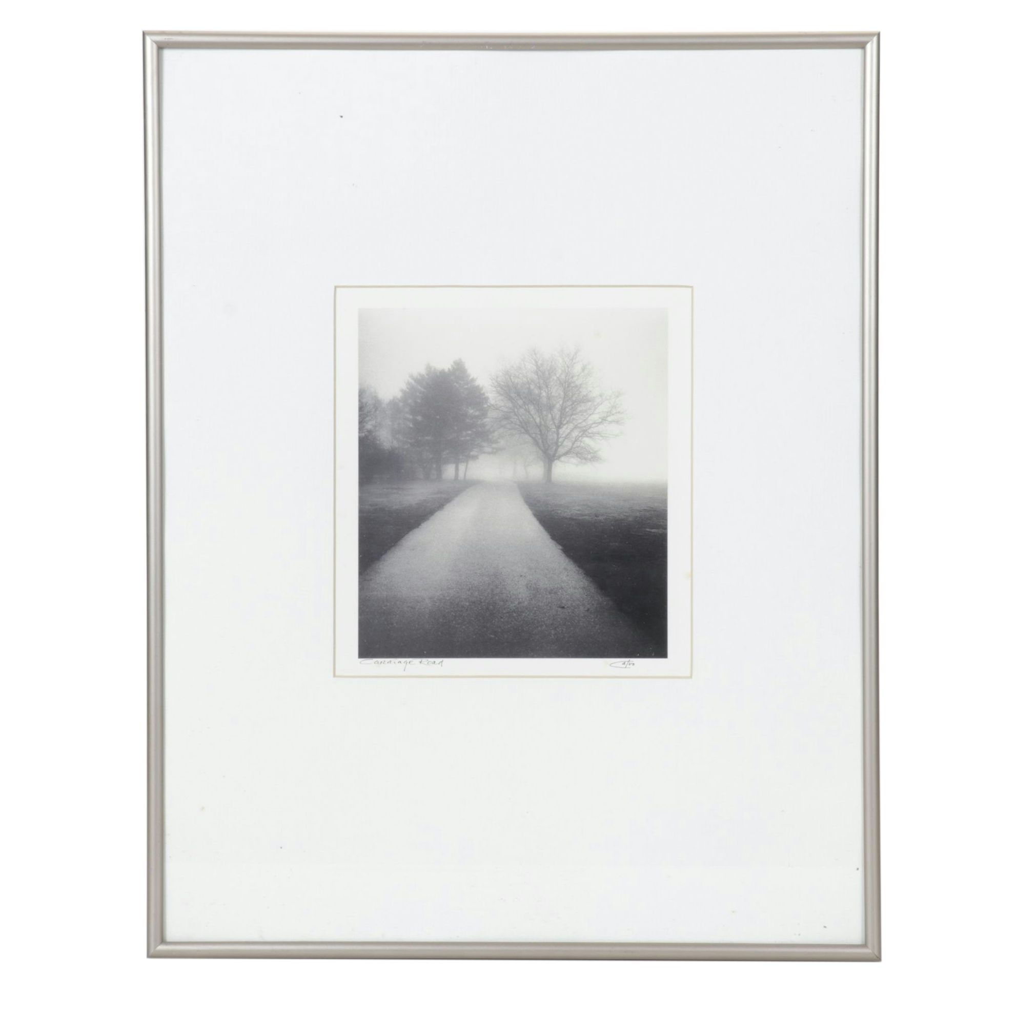 Offset Lithograph After Richard Calvo "Carriage Road", Mid to Late 20th Century