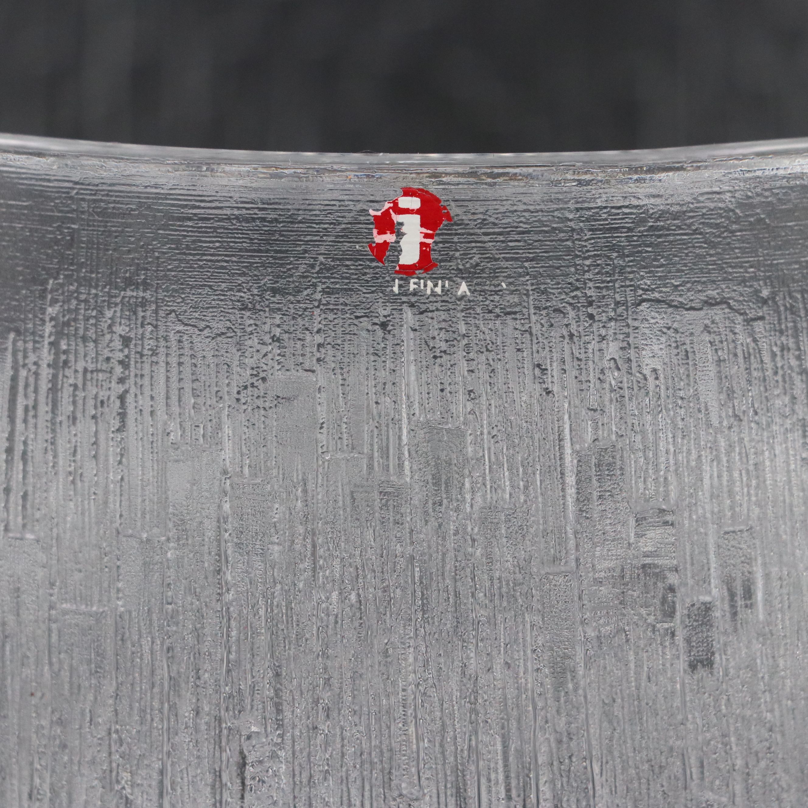 Iittala "Ultima Thule" Finnish Glass Footed Bowls