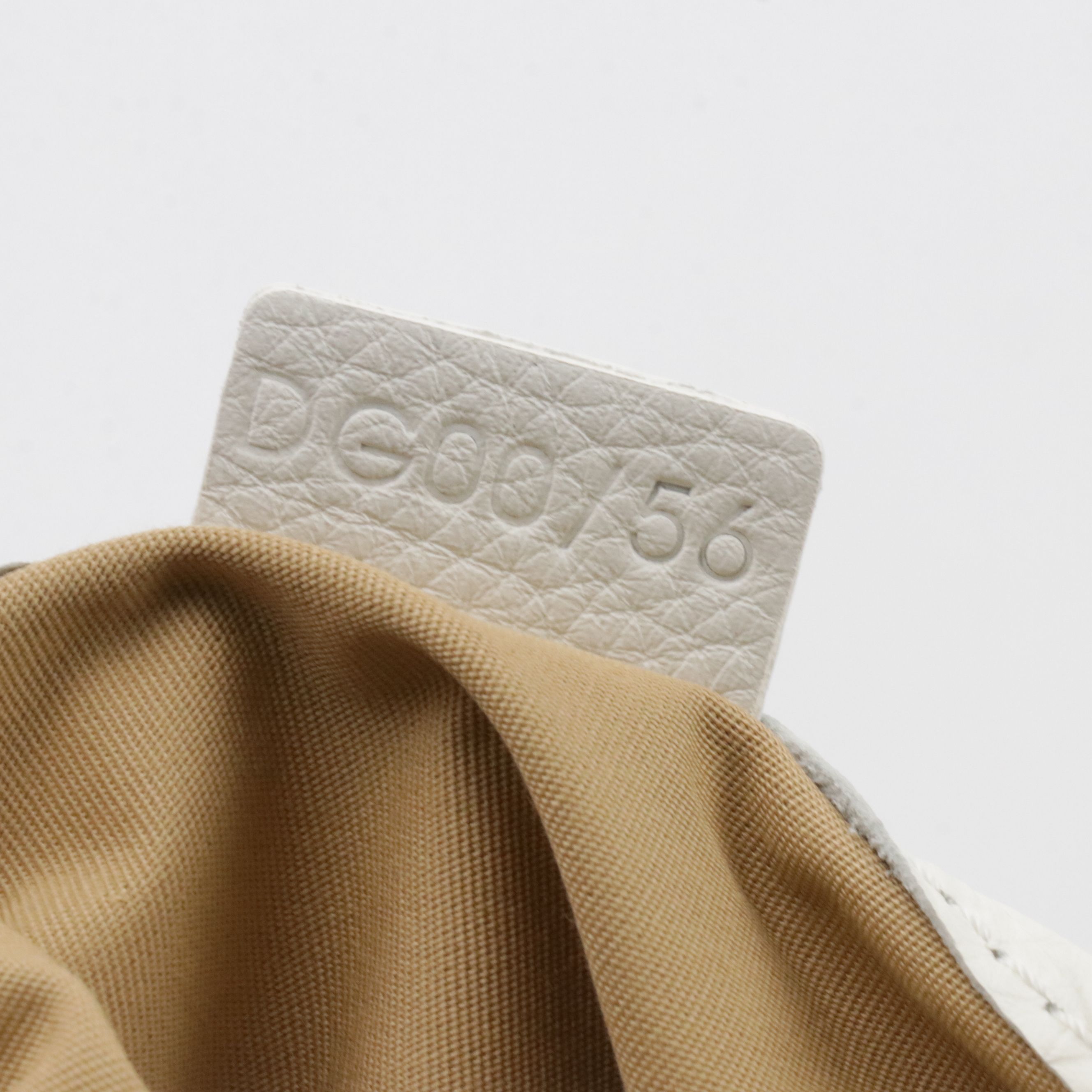 Celine Boogie Handbag in White Grained Calfskin Leather