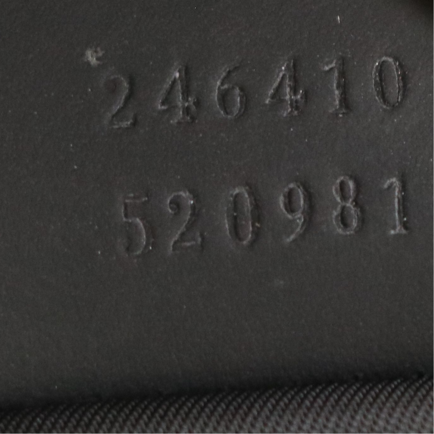 Gucci Web Loop Top Handle Business Tote in Black Guccissima Leather