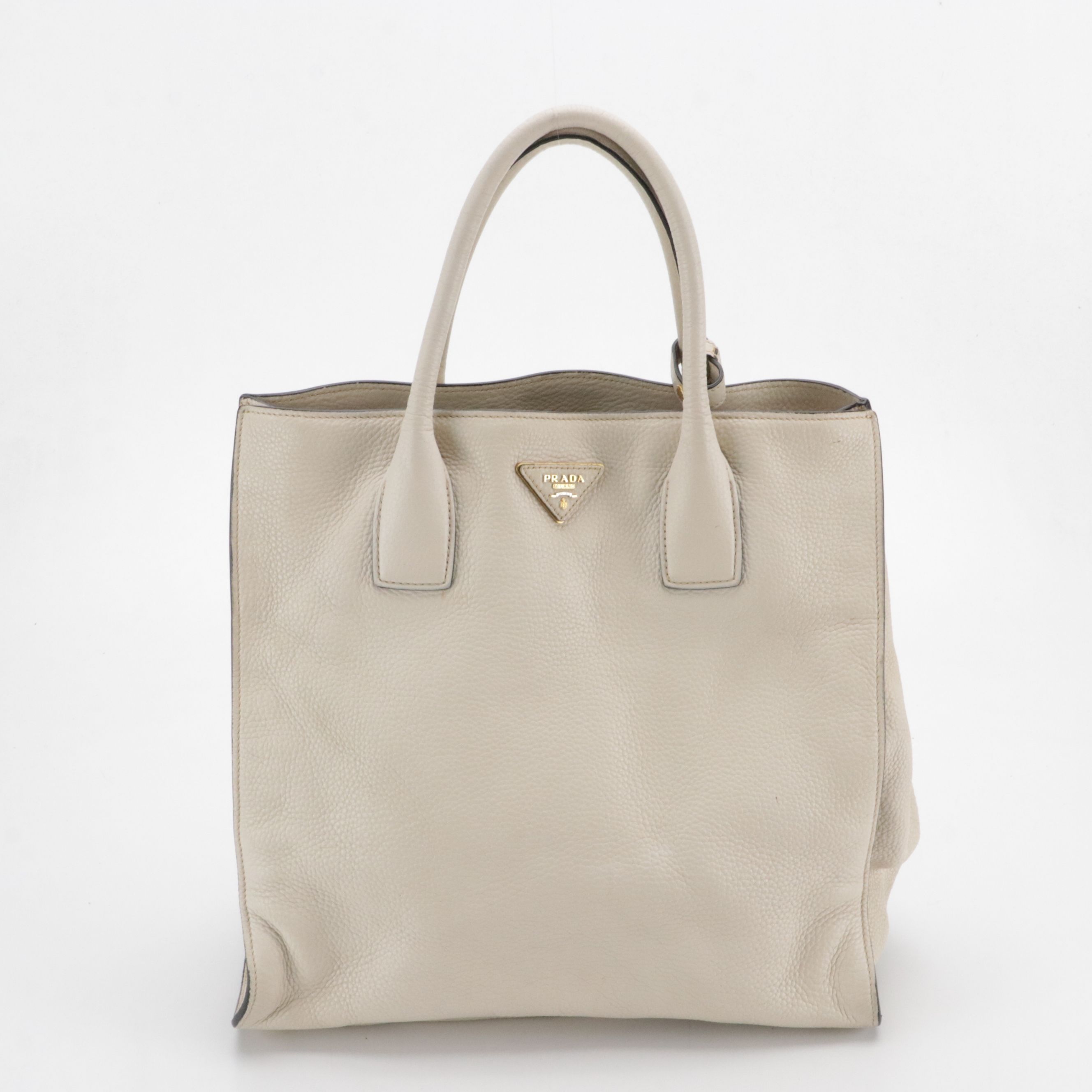Prada Vitello Daino Leather Two-Way Tote Bag