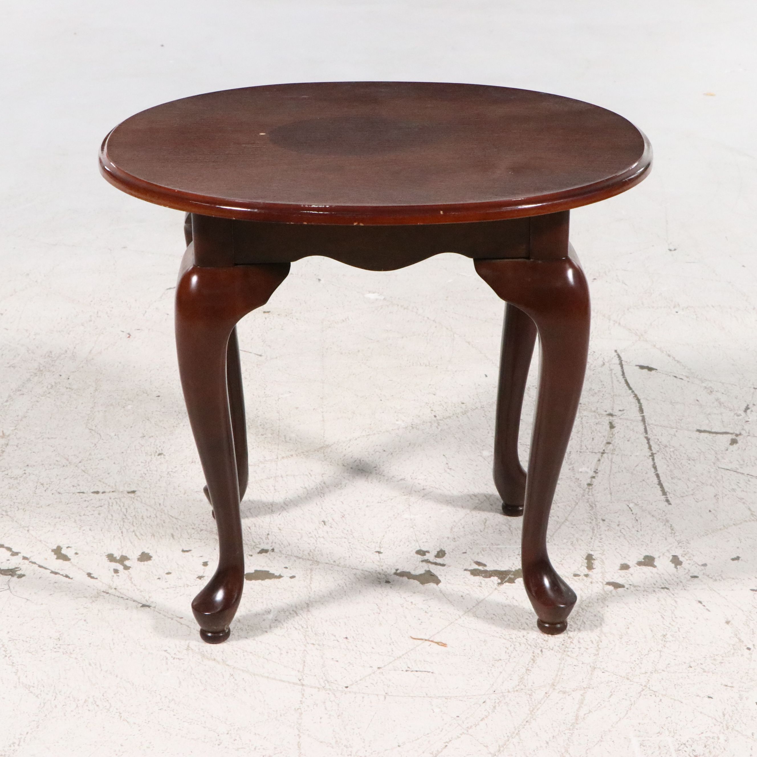 Federal Style The Bombay Company Side Table and Brandt Demilune