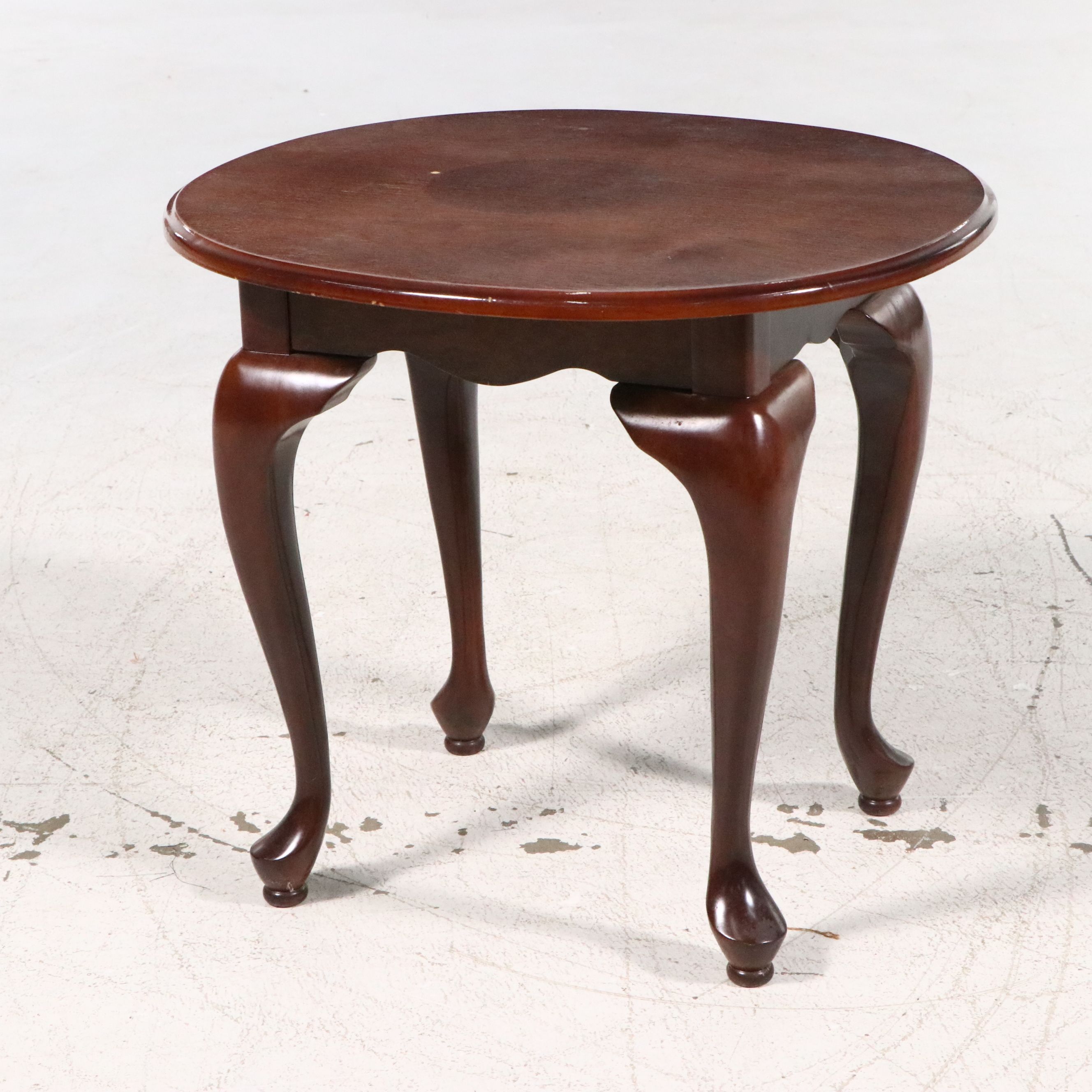 Federal Style The Bombay Company Side Table and Brandt Demilune
