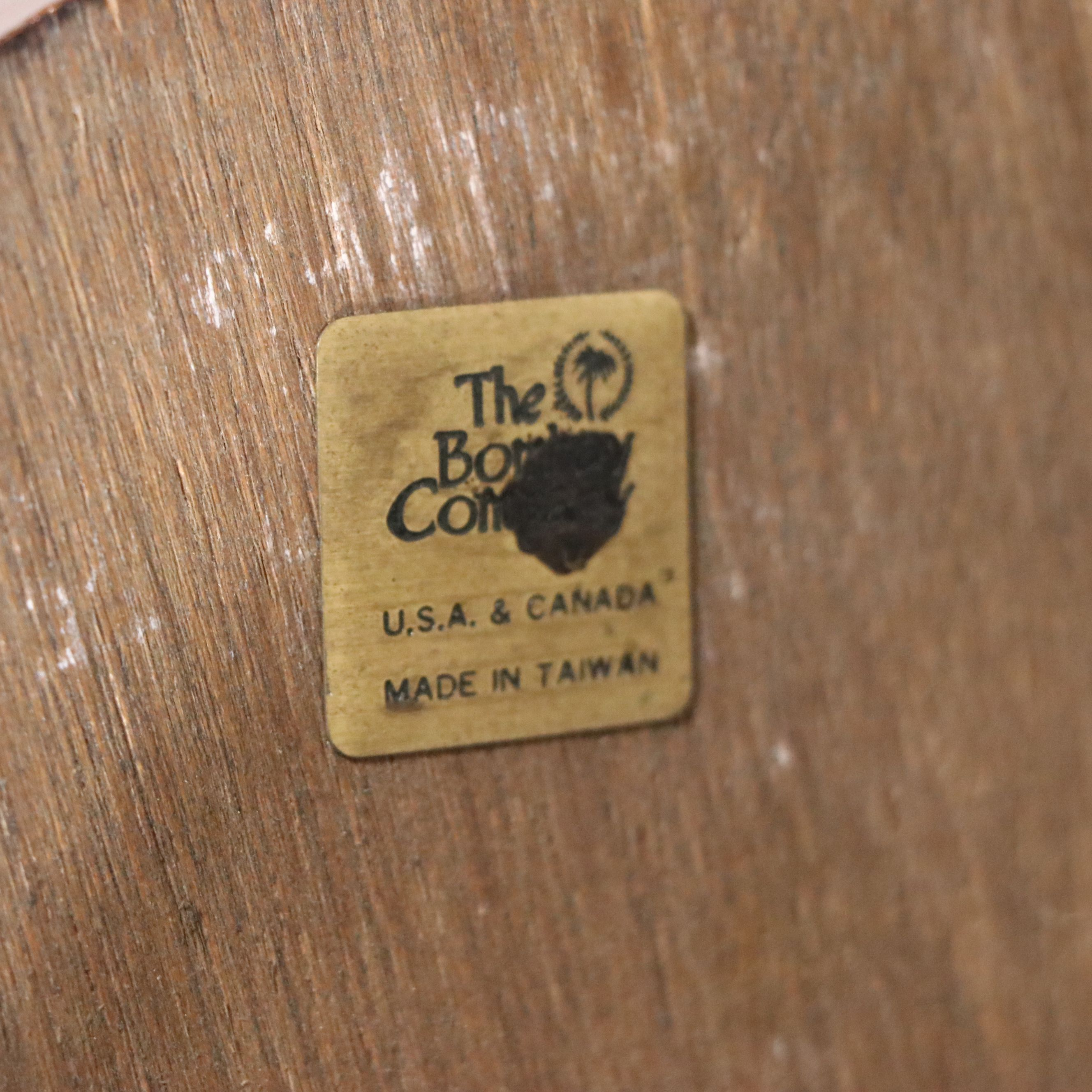 Federal Style The Bombay Company Side Table and Brandt Demilune