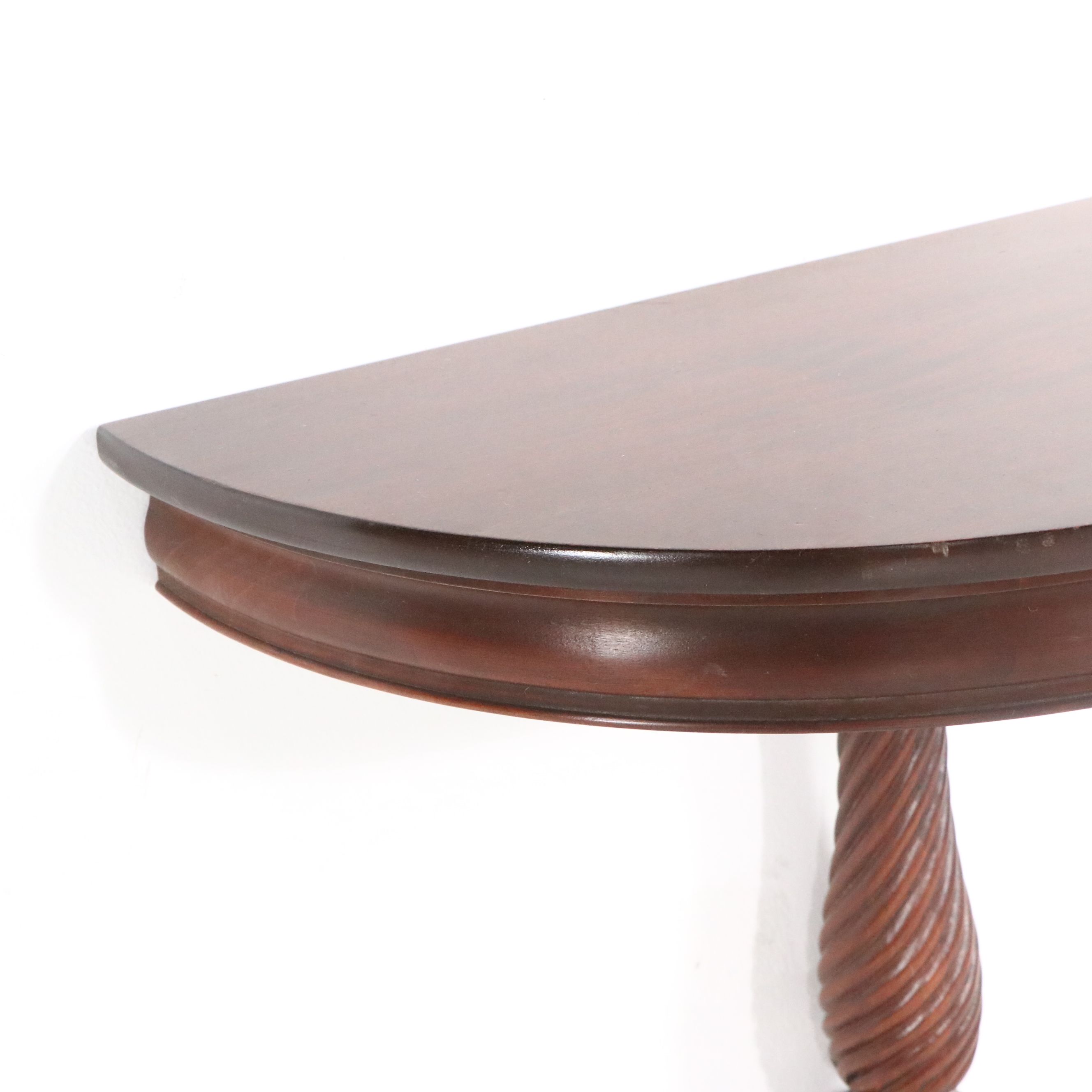 Federal Style The Bombay Company Side Table and Brandt Demilune