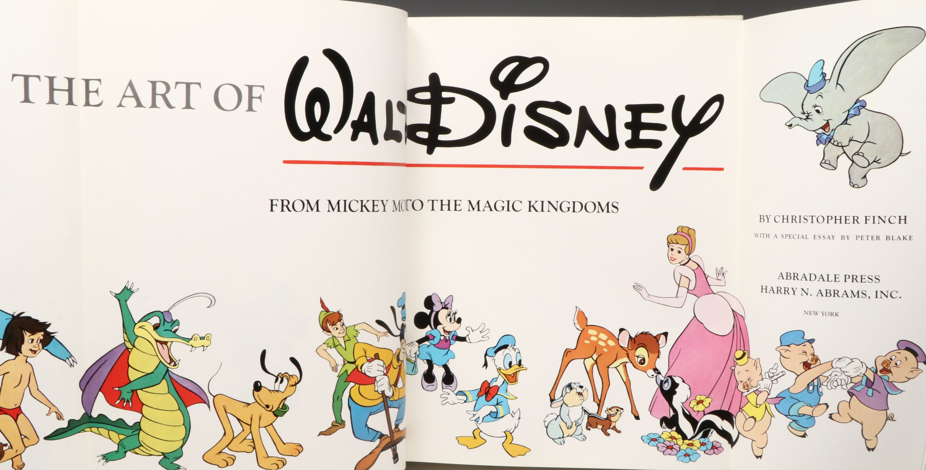Illustrated "The Art of Walt Disney" by Christopher Finch, 1983